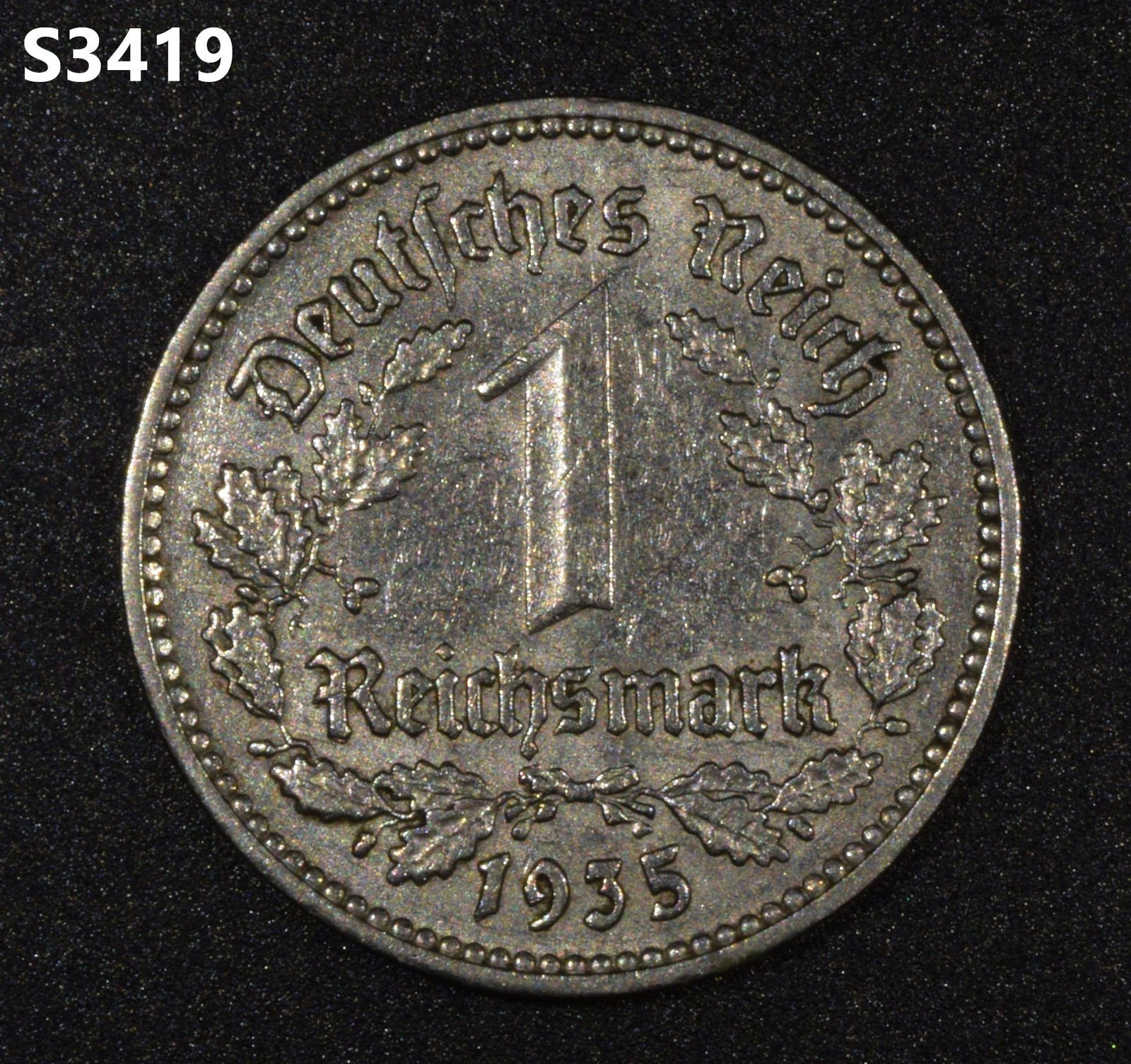 1935-J Germany 1 Mark *Scarce* \ 1935-J Germany 1 Mark *Scarce* \