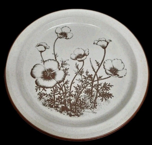 Set of 4 Noritake Stoneware Desert Flowers Dinner Plates NOS UNUSED Set of 4 Noritake Stoneware Desert Flowers Dinner Plates NOS UNUSED