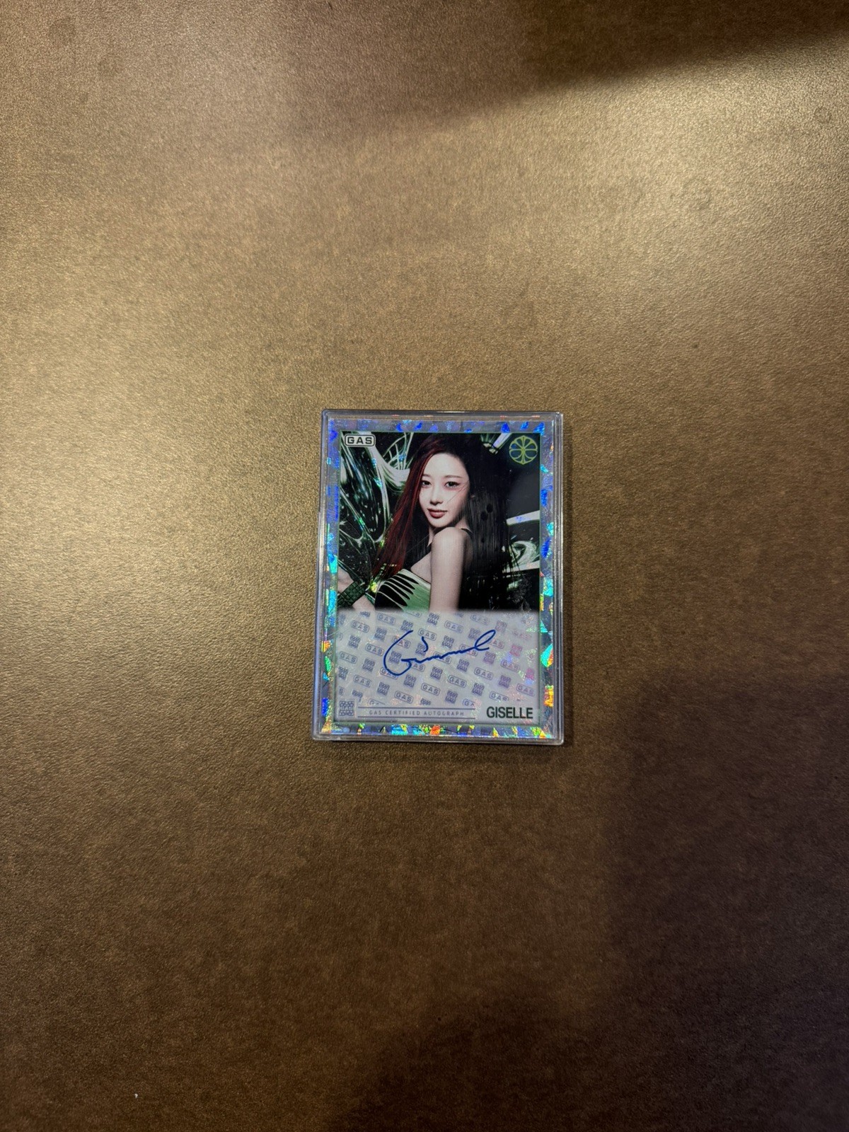 Giselle AESPA Complex 2026 GAS Autograph AUTO CRACKED ICE FOIL #/10 Signed