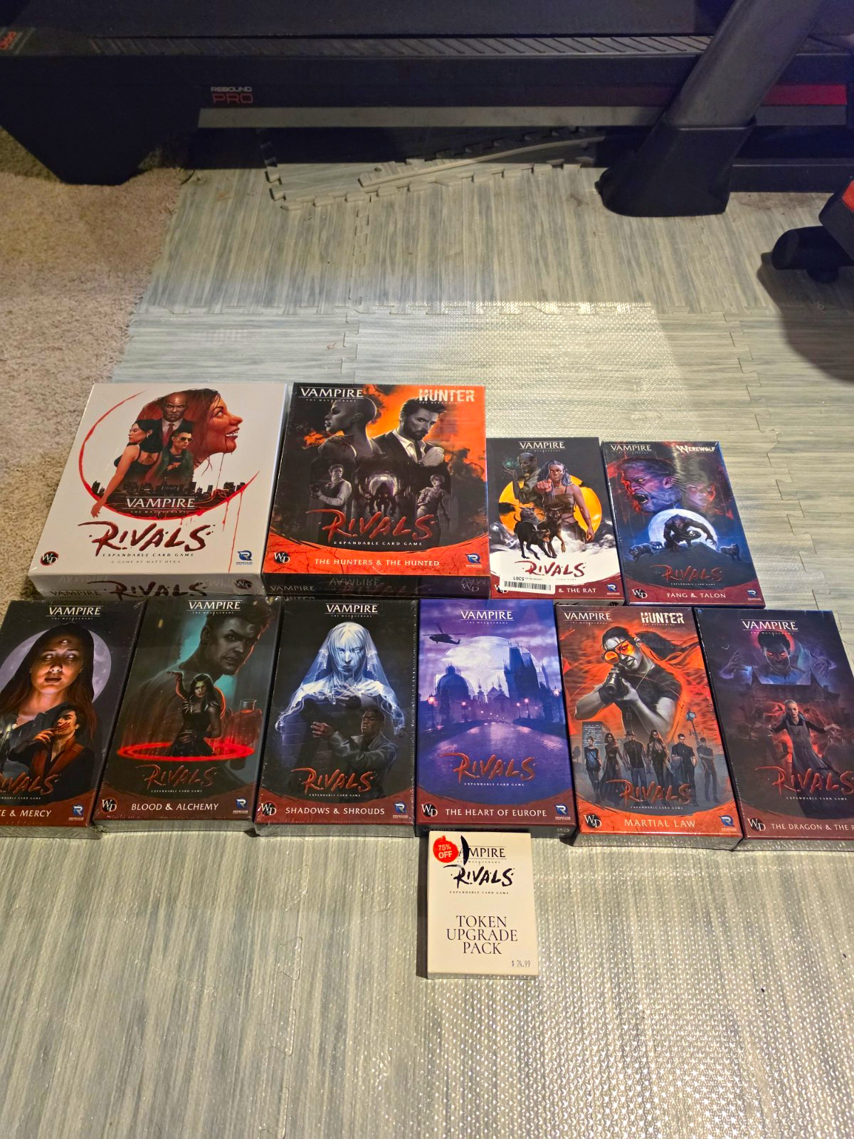Renegade Vampire Rivals Card Game Lot w/ Expansions & Token Upgrade Pack Renegade Vampire Rivals Card Game Lot w/ Expansions & Token Upgrade Pack