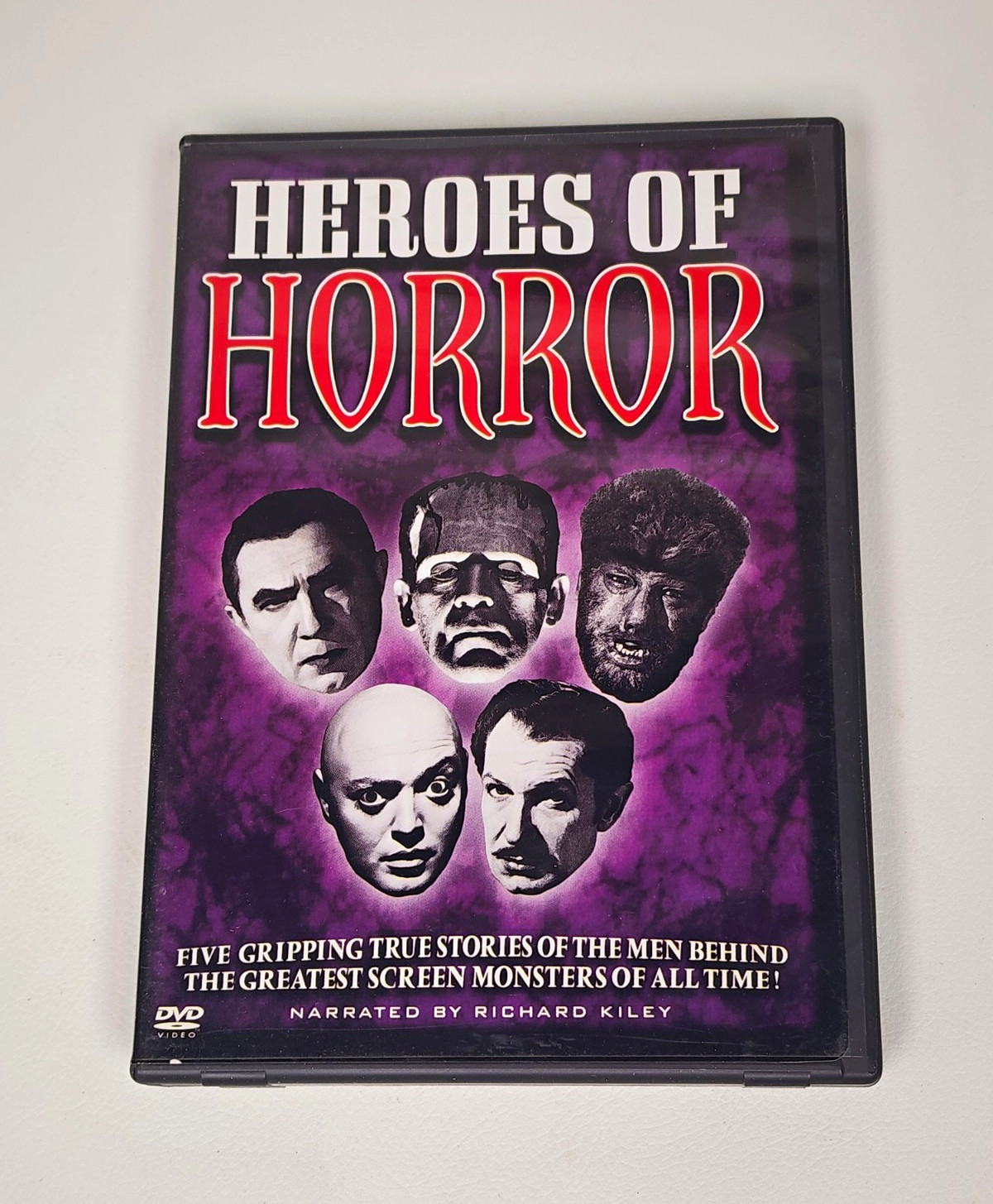 Image Entertainment Heroes of Horror DVD 2-Disc Richard Kiley NR 2004 NTSC Image Entertainment Heroes of Horror DVD 2-Disc Richard Kiley NR 2004 NTSC