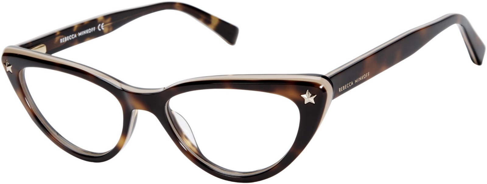 Rebecca Minkoff Brooke 1 086 Dark Havana Womens Designer Eyeglasses 51-17-140