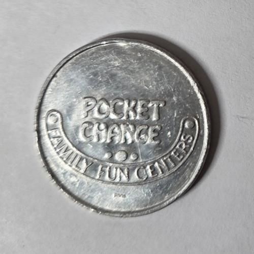Pocket Change Newark, DE Aluminium 5 Points Prize Token 28mm