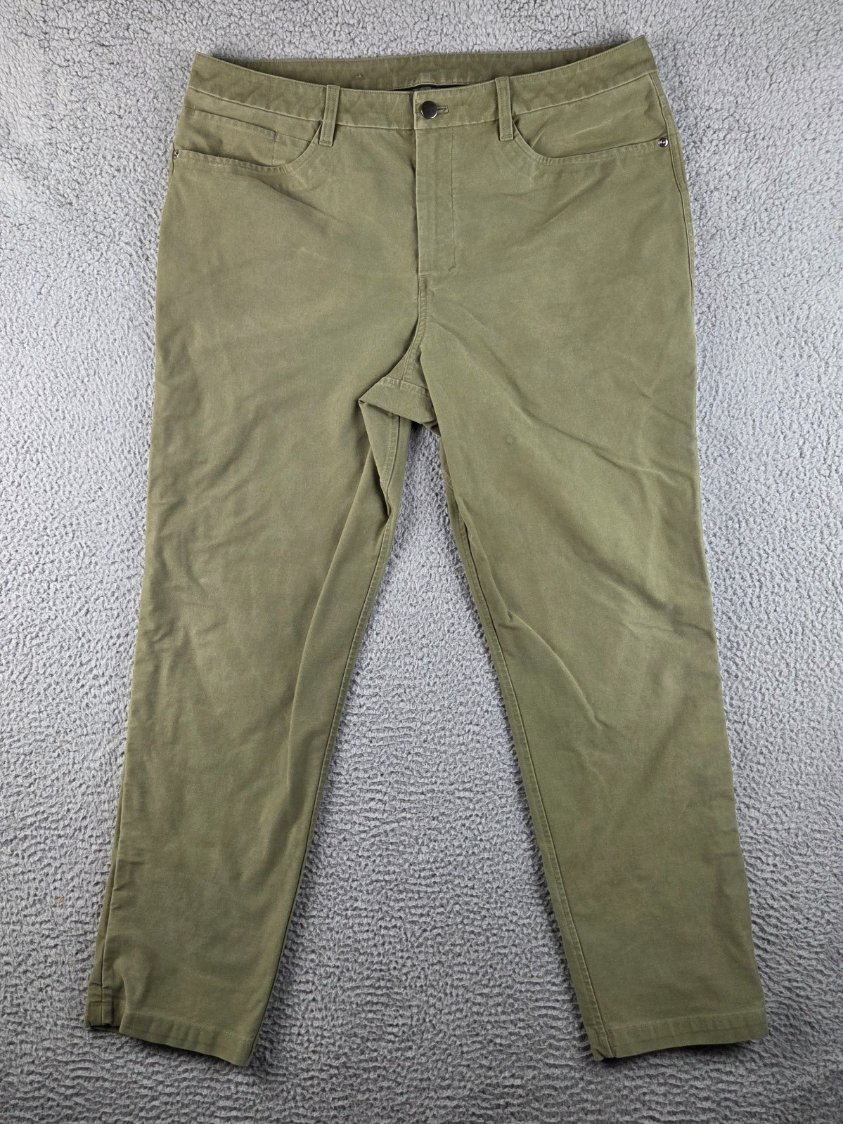 Lululemon ABC Pants Men 36 (37x30) Green Stretch Warpstreme Slim Fit LM5AQIS Lululemon ABC Pants Men 36 (37x30) Green Stretch Warpstreme Slim Fit LM5AQIS