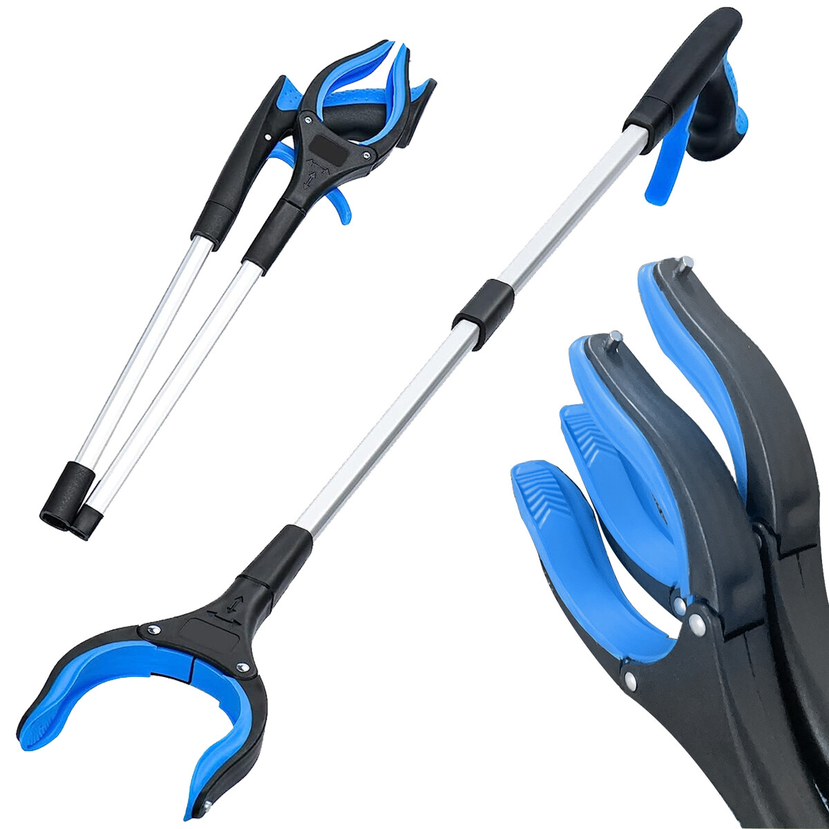 Foldable Extended Reach Grab Arm Pickup and Reaching Grabbing Tool Easy Grabber