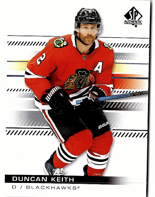 5 CARD LOT - 2019-20 SP Authentic - Duncan Keith #14