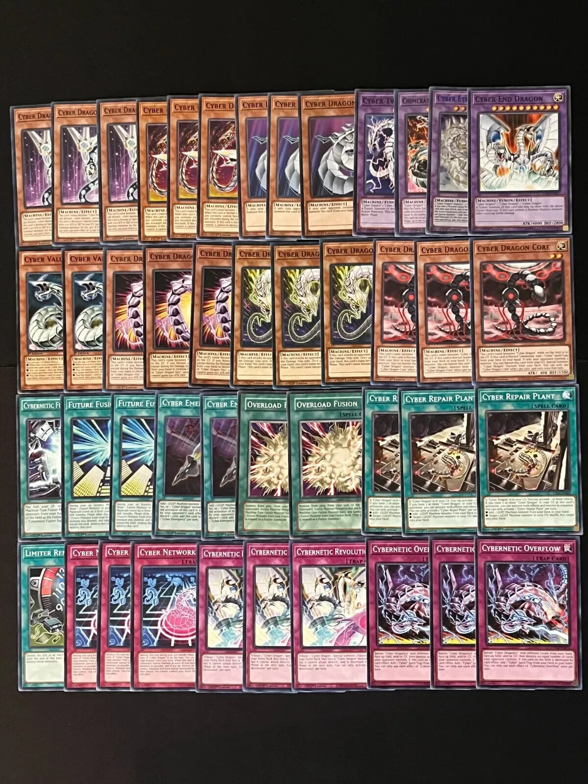 Yugioh Complete CYBER DRAGON DECK- DREI- NACHSTER- CORE- ZWEI- V **HOT** + Bonus