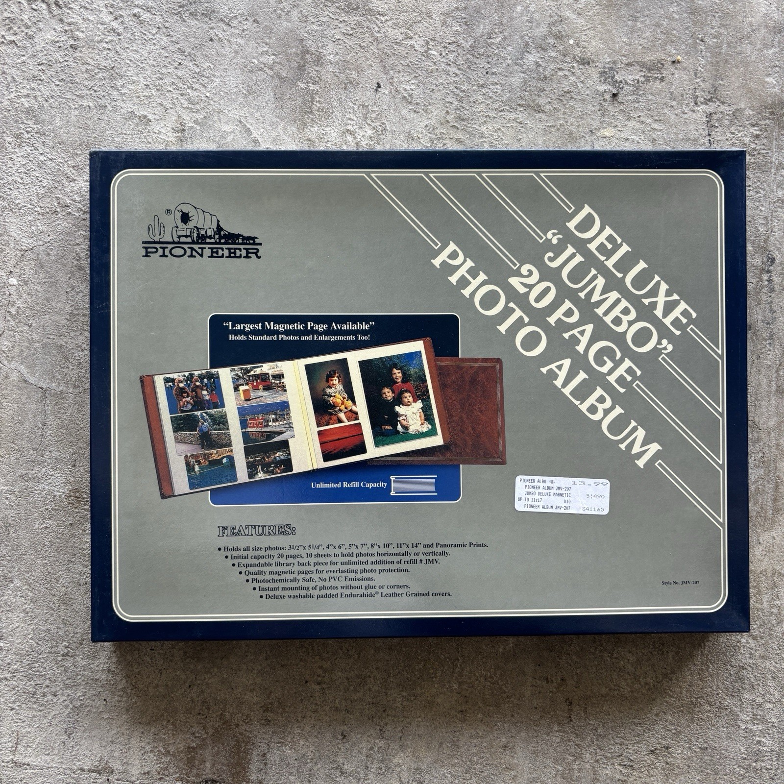 (Scratch) Vintage 1998 Pioneer Deluxe Jumbo 20 Page Expandable Photo Album (Scratch) Vintage 1998 Pioneer Deluxe Jumbo 20 Page Expandable Photo Album