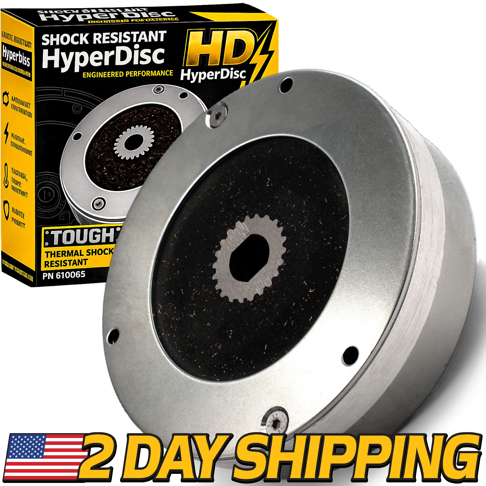 Motor Brake 610065 Fits EZ-GO EZGO Golf Cart RXV 2008 &Up -USPS 2-3 Day Shipping