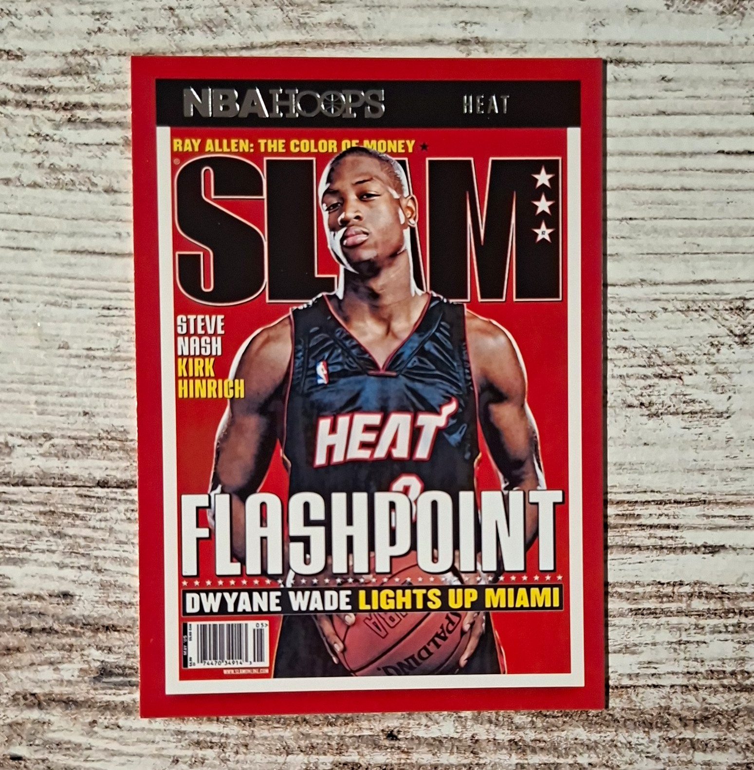 2021-22 Panini NBA Hoops SLAM Insert Dwyane Wade #87 Miami Heat