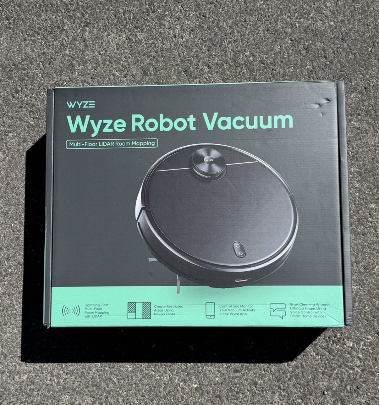 Wyze Wi-Fi Connected Robotic Vacuum with LiDAR Room Mapping BRAND NEW FAST SHIP Wyze Wi-Fi Connected Robotic Vacuum with LiDAR Room Mapping BRAND NEW FAST SHIP