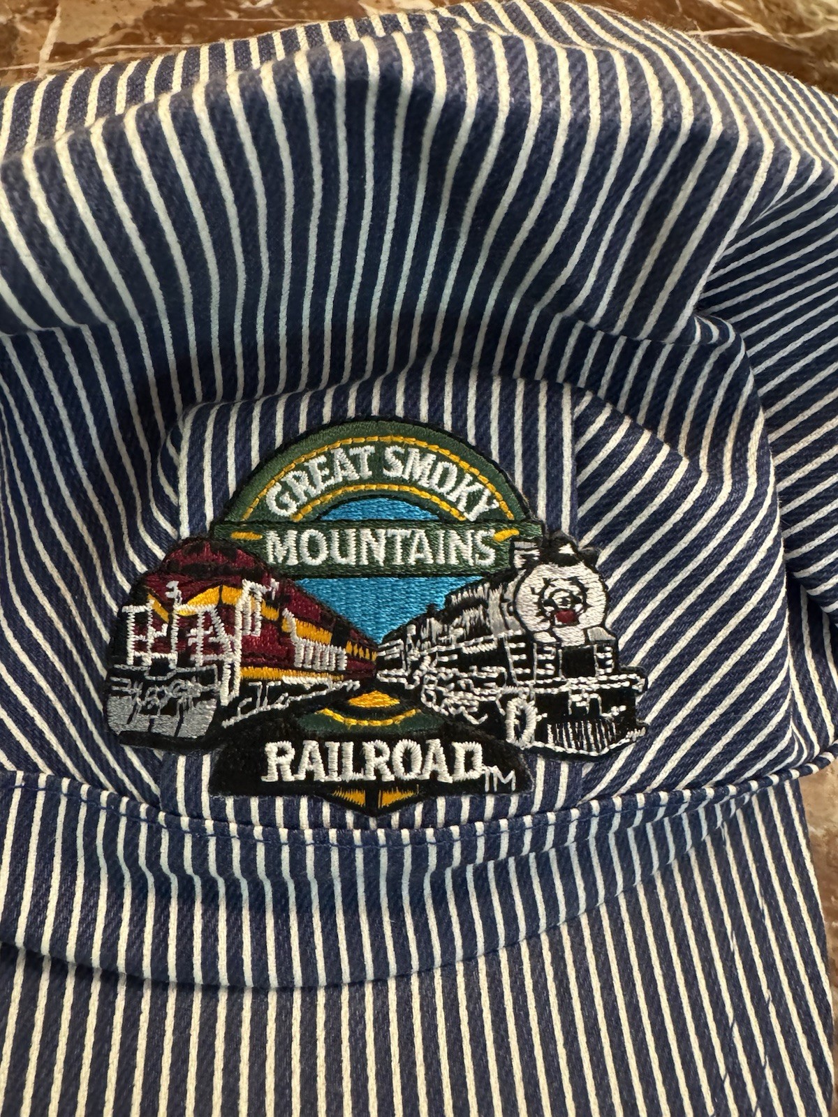 Youth Great Smokey Mountains Vintage Train Conducted Hat