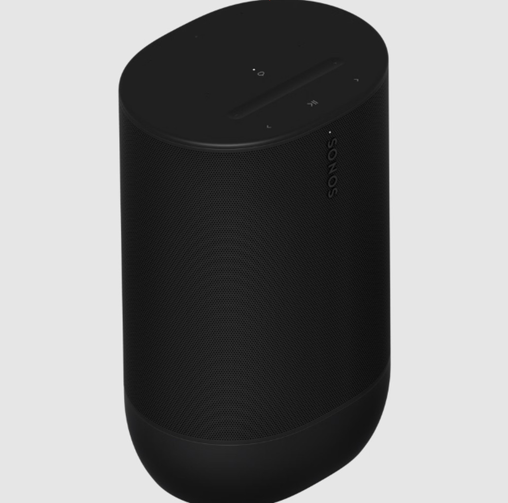 Sonos Move 2 Portable Smart Speaker – Powerful Stereo Sound, Wi-Fi & Bluetooth