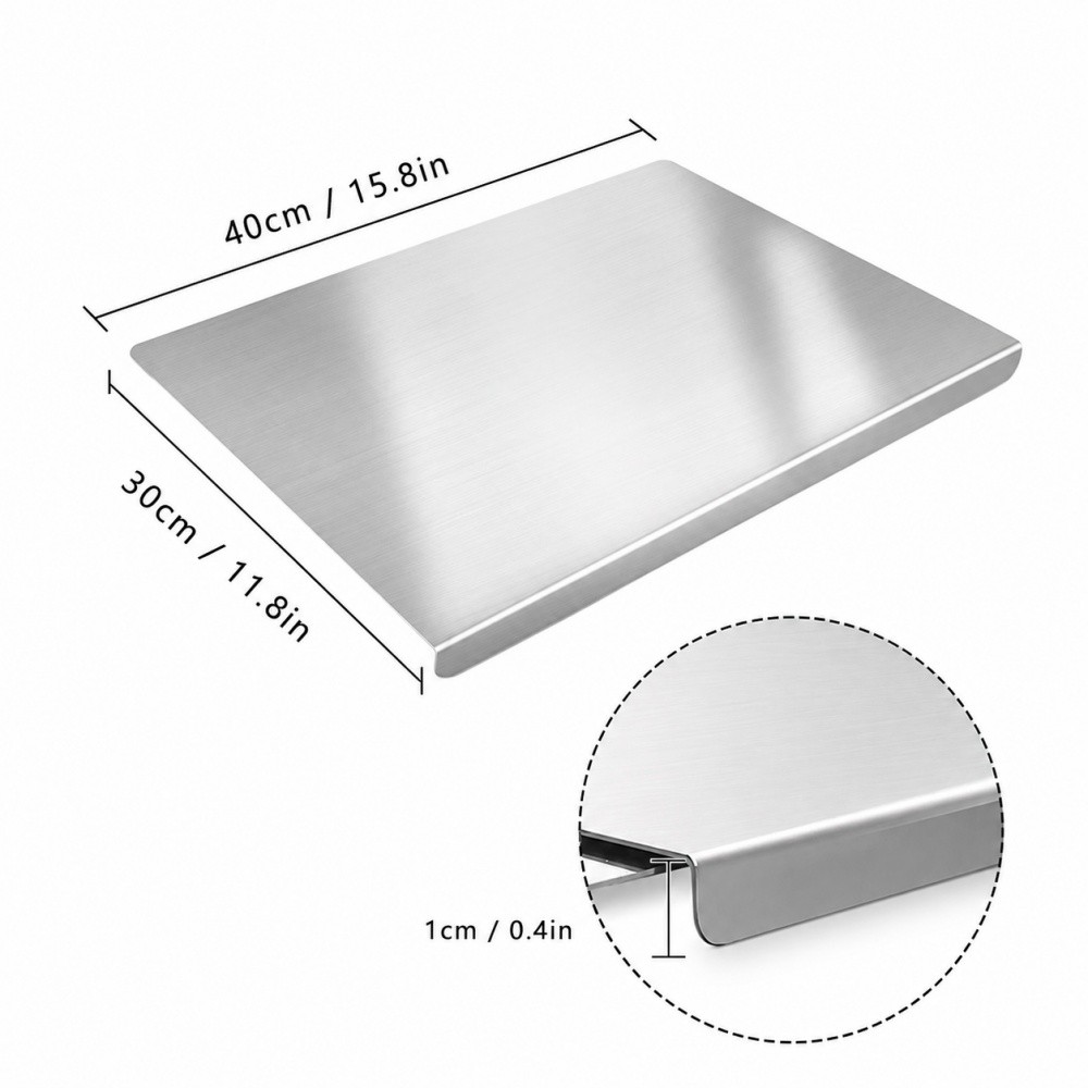 Stainless Steel Cutting Board for Kitchen - Large 304 Chopping Boards