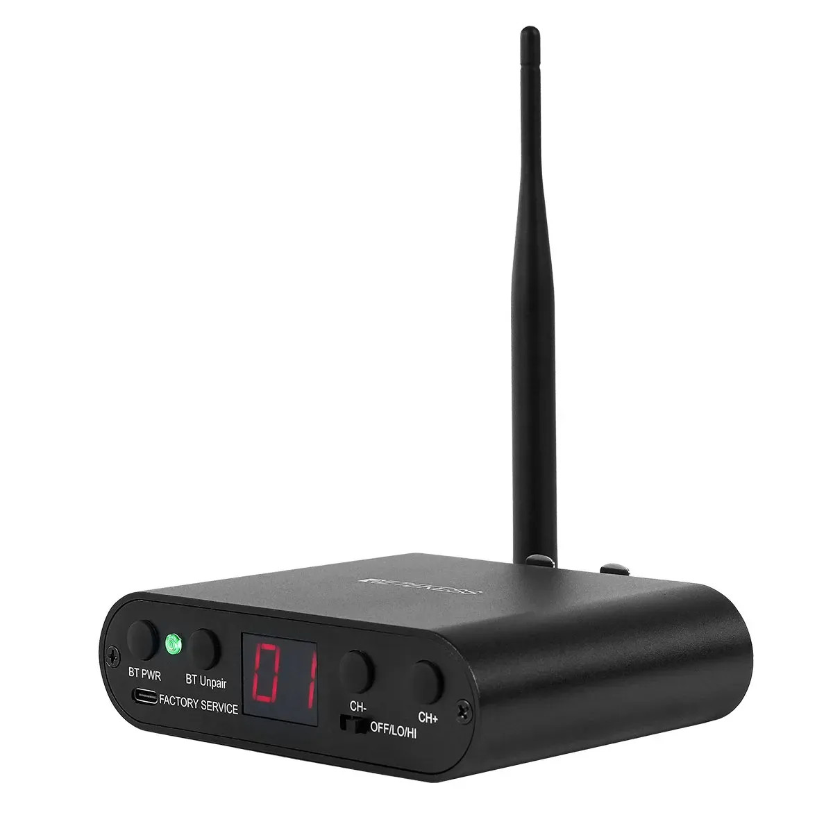 Retekess TA003S Silent Audio Transmitter, Bluetooth, Music, Disco, 6 Channels