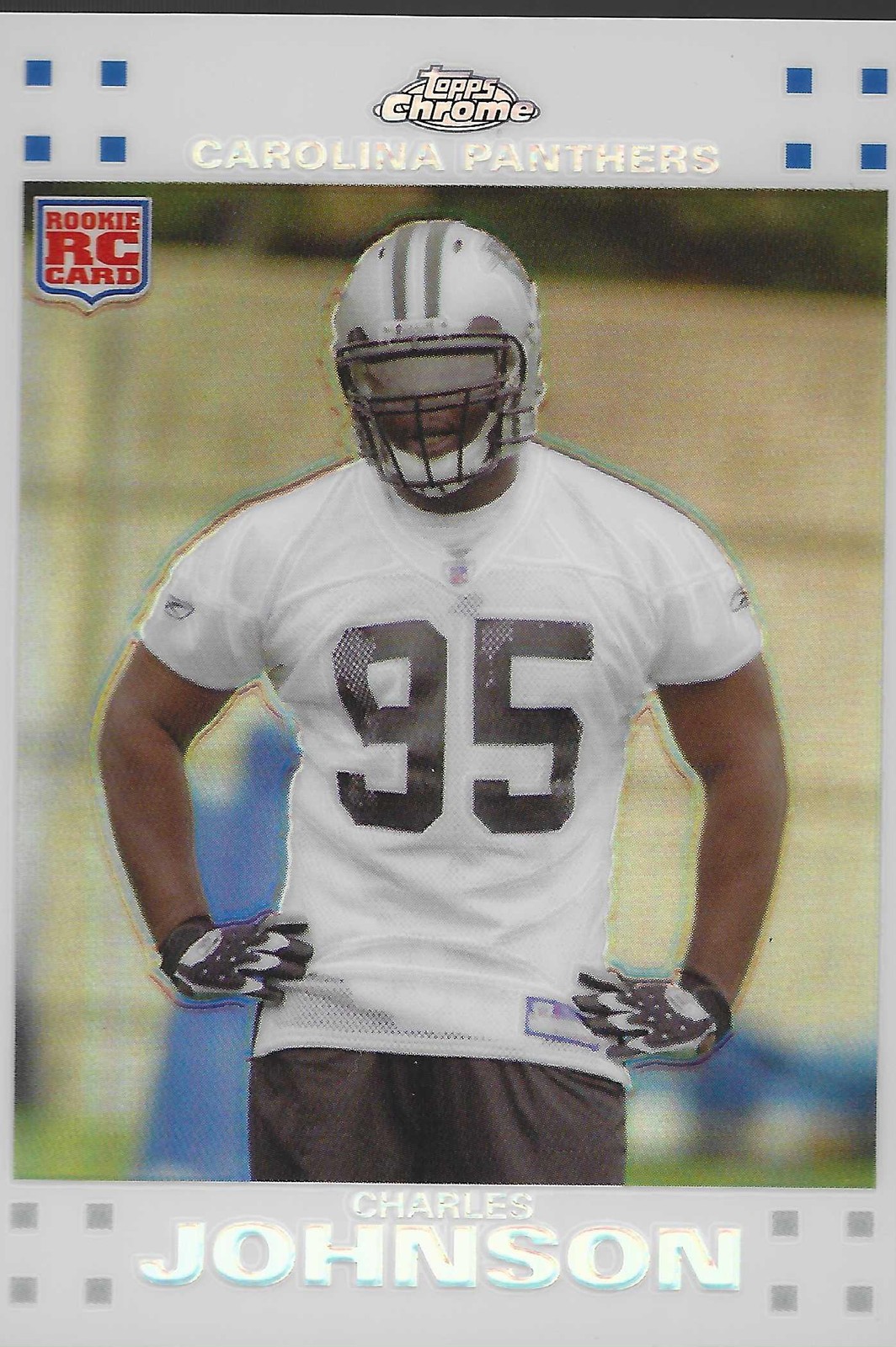 2007 Topps Chrome #TC233 Charles Johnson White Refractors #/869 2007 Topps Chrome #TC233 Charles Johnson White Refractors #/869