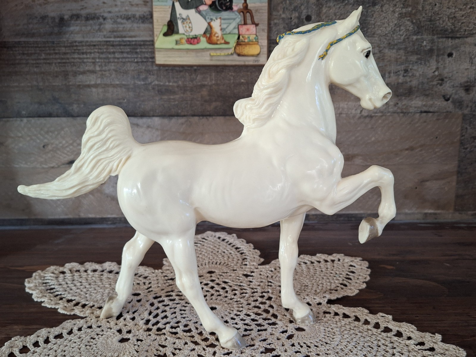 Breyer Traditional Sized Five Gaiter Vintage Commander 1960's Albino Dark eyed Breyer Traditional Sized Five Gaiter Vintage Commander 1960's Albino Dark eyed