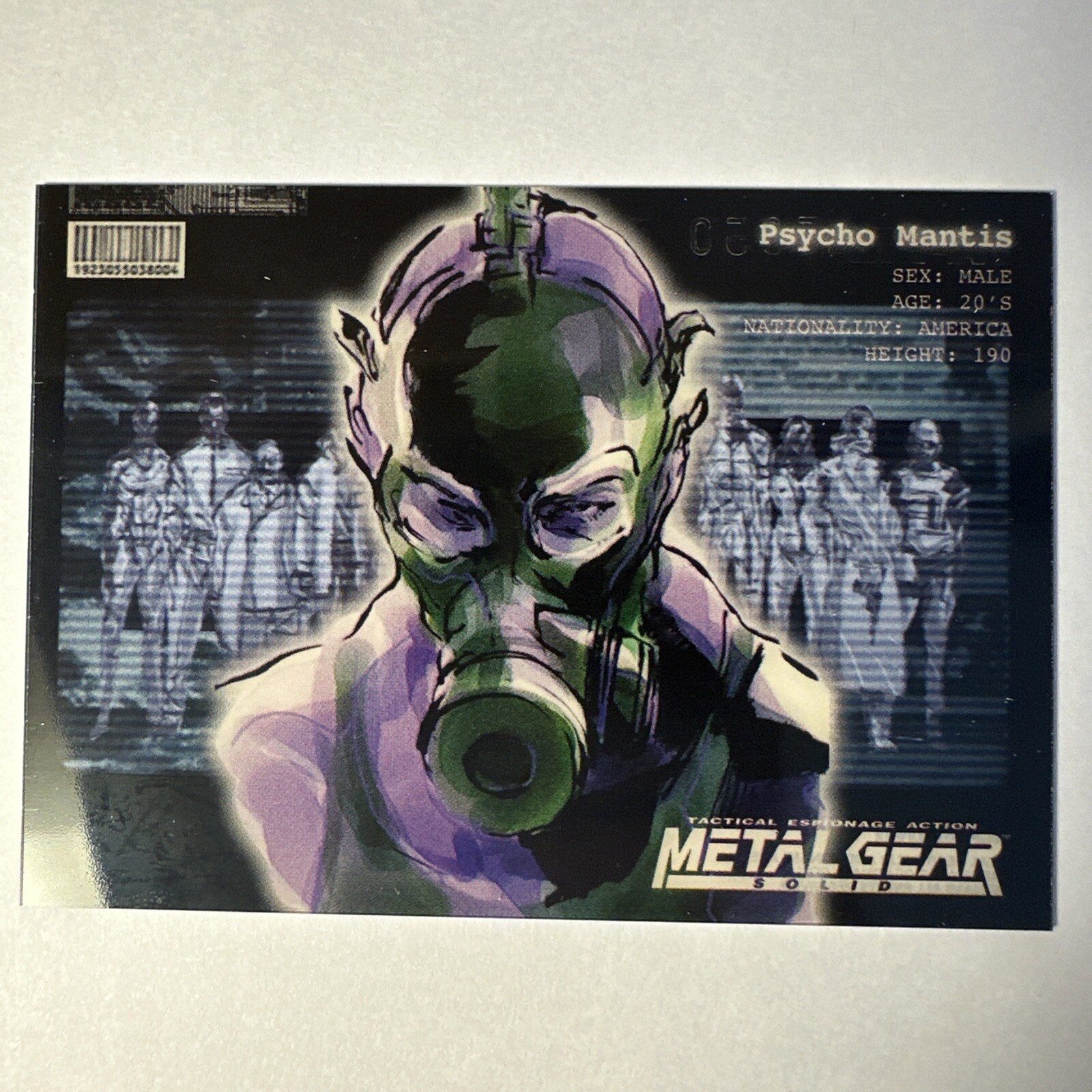 Metal Gear Solid Trading Card - Psycho Mantis 030 / SN 5950 (Basic) Metal Gear Solid Trading Card - Psycho Mantis 030 / SN 5950 (Basic)
