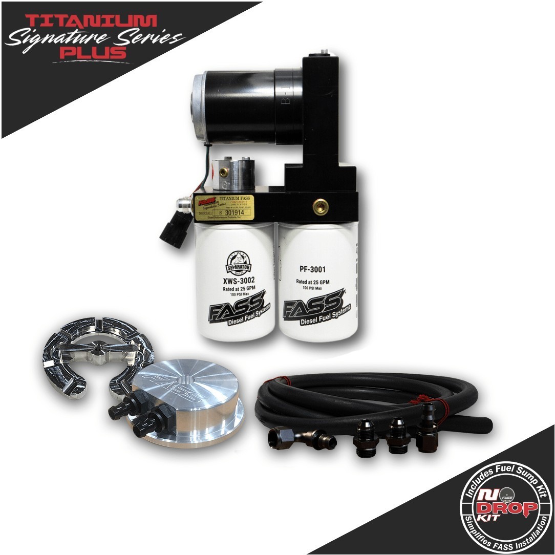 FASS No-Drop Titanium PLUS 140 GPH Lift Pump 11-16 Powerstroke NDTSPF17180F140G