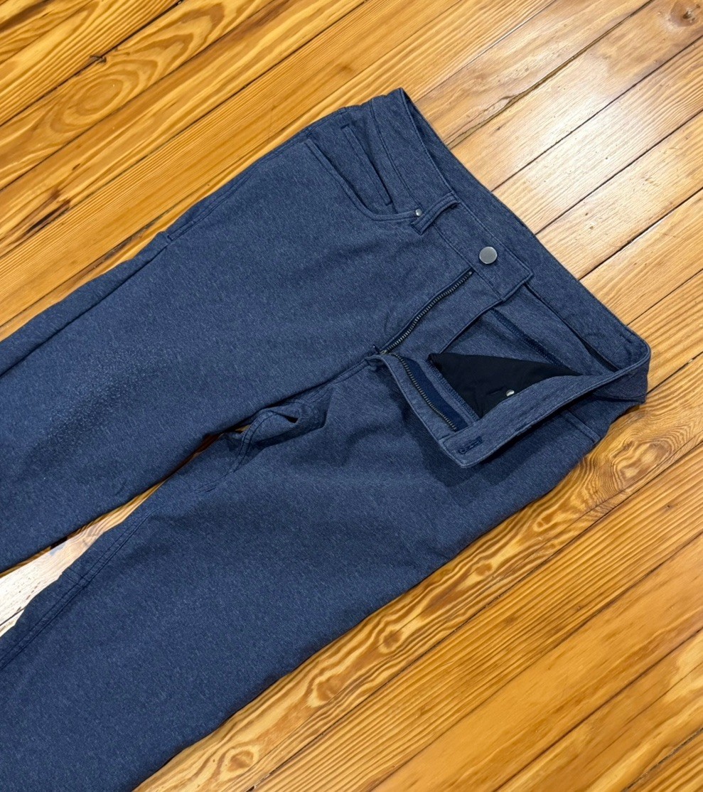 Lululemon ABC Pants Mens 30x32 Heather Stretch 5 Pocket Skinny Tech Canvas