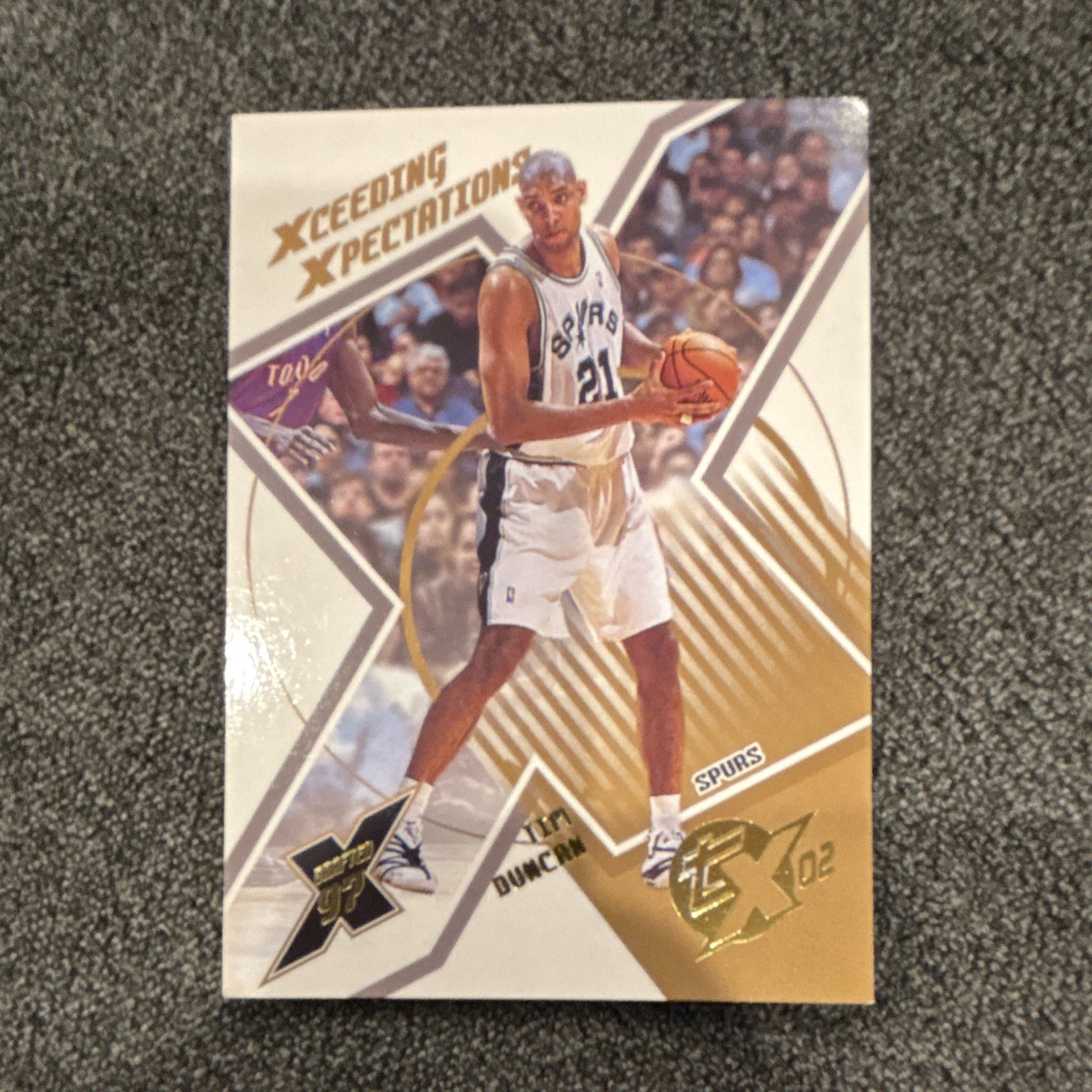 2002-03 Topps Xpectations - Xceeding Xpectations Tim Duncan #157 /750 2002-03 Topps Xpectations - Xceeding Xpectations Tim Duncan #157 /750