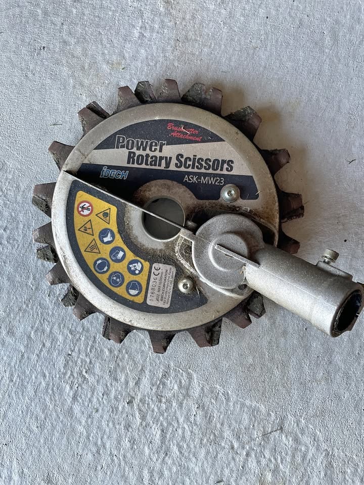 Power Rotary Scissors Idech Trimmer Used Sharp Power Rotary Scissors Idech Trimmer Used Sharp