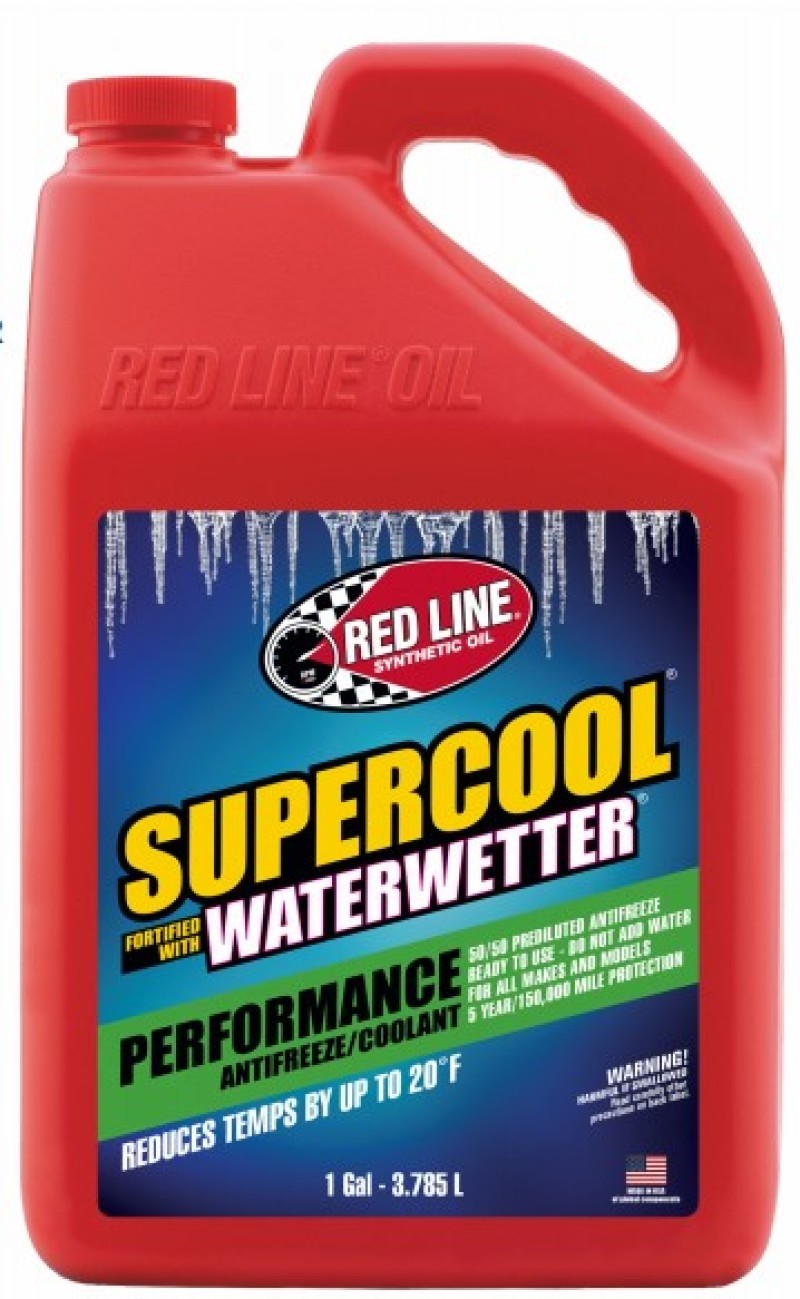 Red Line Supercool Coolant Performance 50/50 Mix - Gallon - Case of 4 Red Line Supercool Coolant Performance 50/50 Mix - Gallon - Case of 4