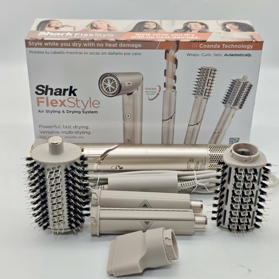 Shark Flex Style 1300W Air Styling & Drying System - Stone (HD430) Open US STOCK