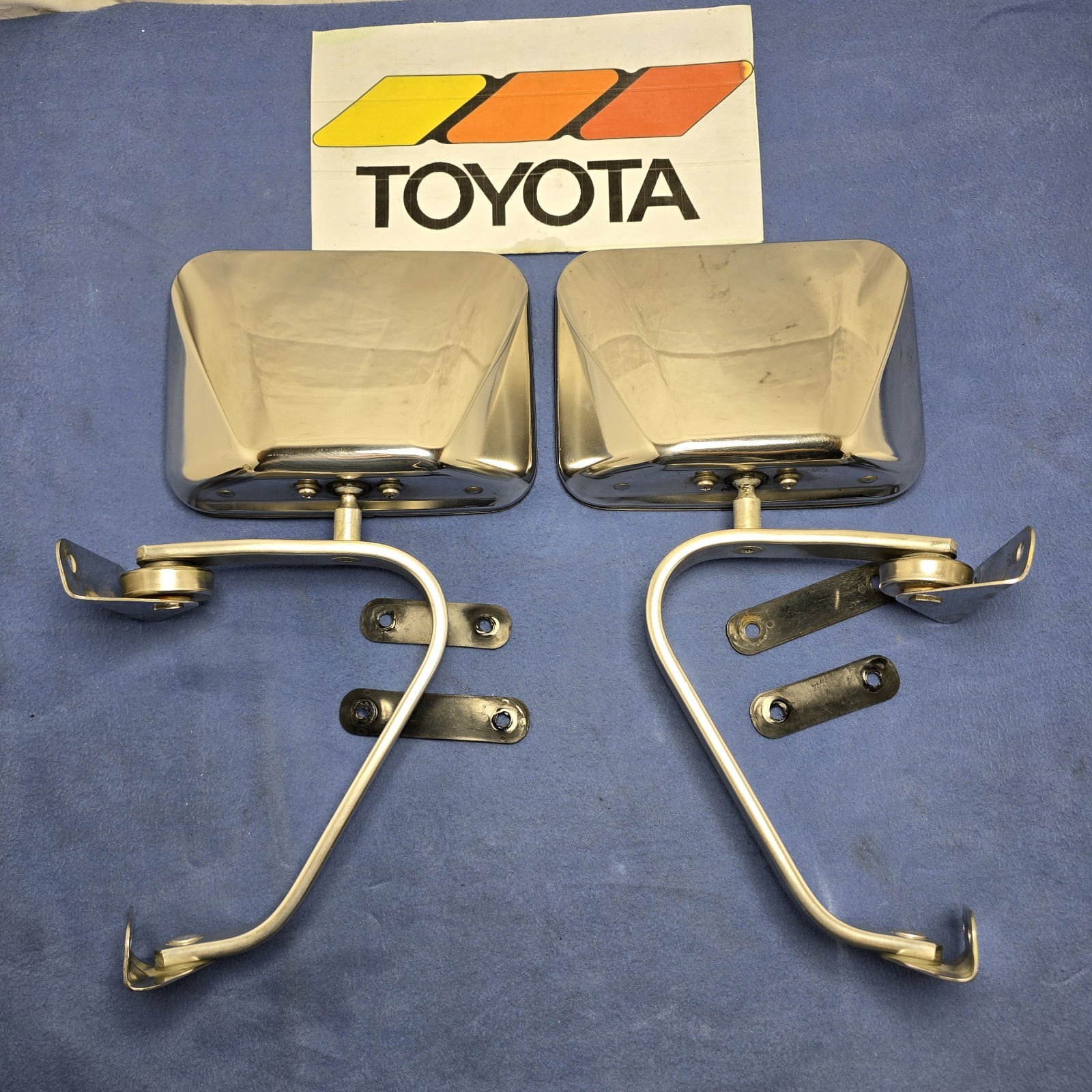 Rare 1979 1980 1981 1982 1983 Toyota Pickup SR5 Door Mirror Set W/Convex XLNT