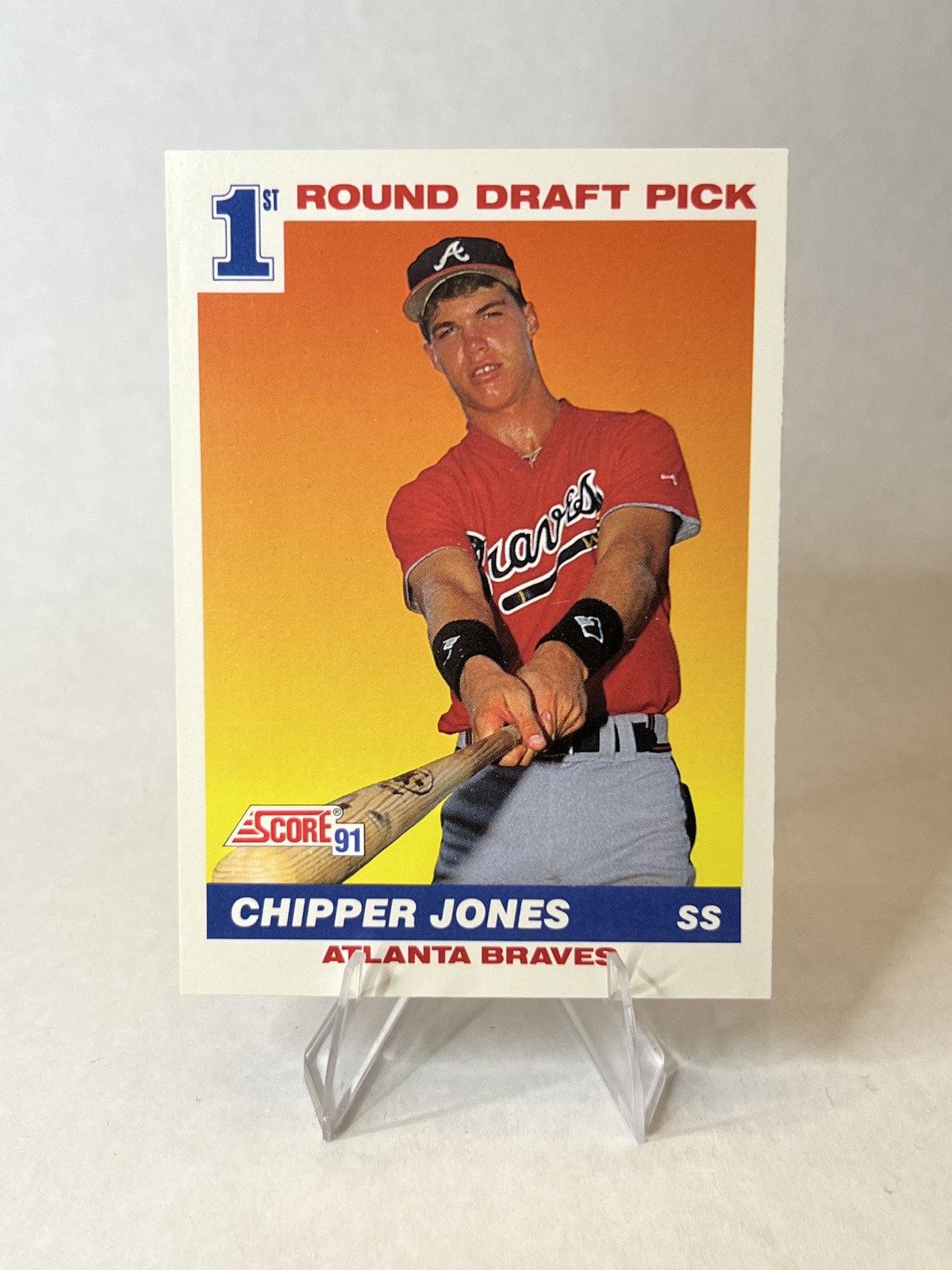 Chipper Jones #671 1991 Score RC