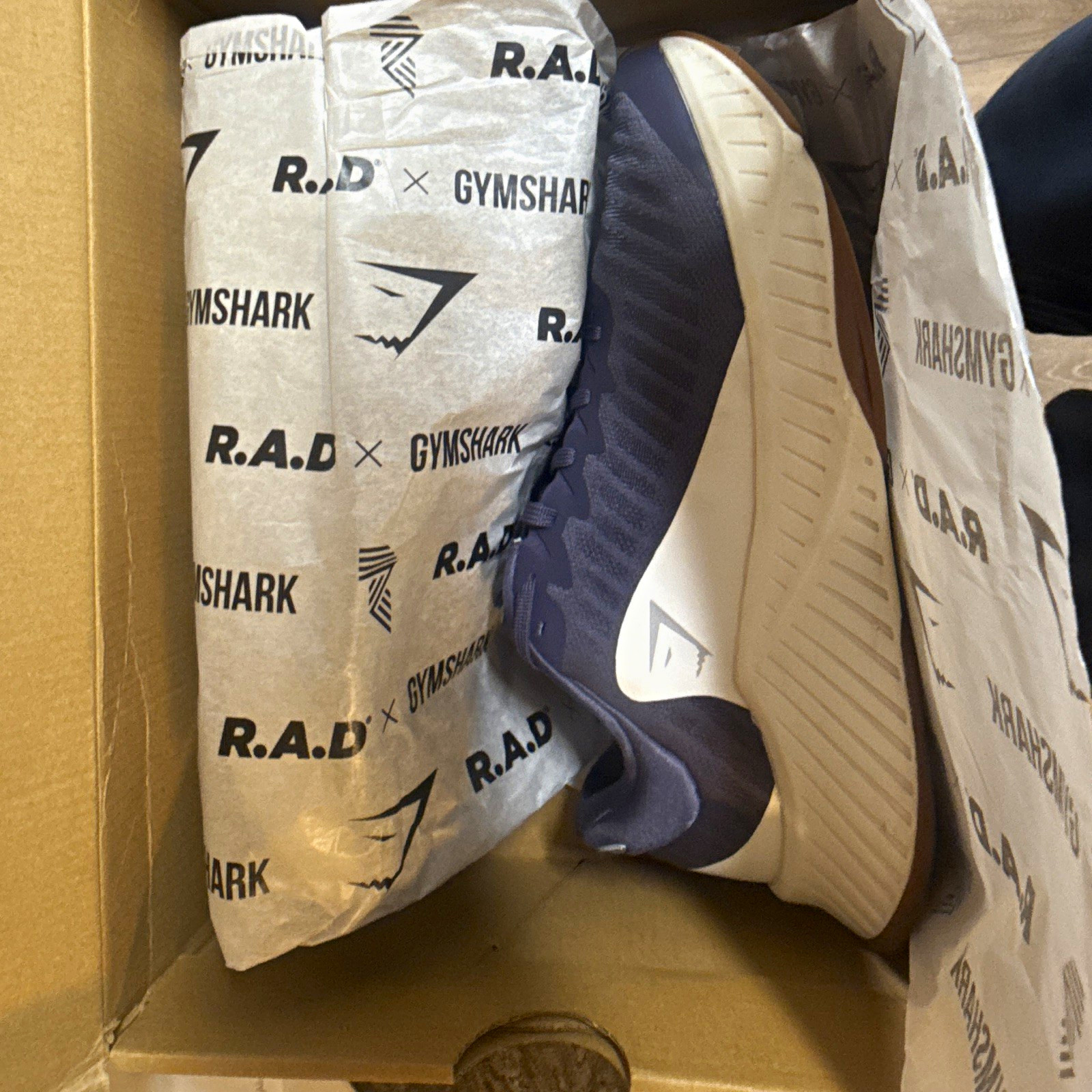 R.A.D x Gymshark R-1 Men\'s Sneakers Purple/Off-White US Mens Size 10