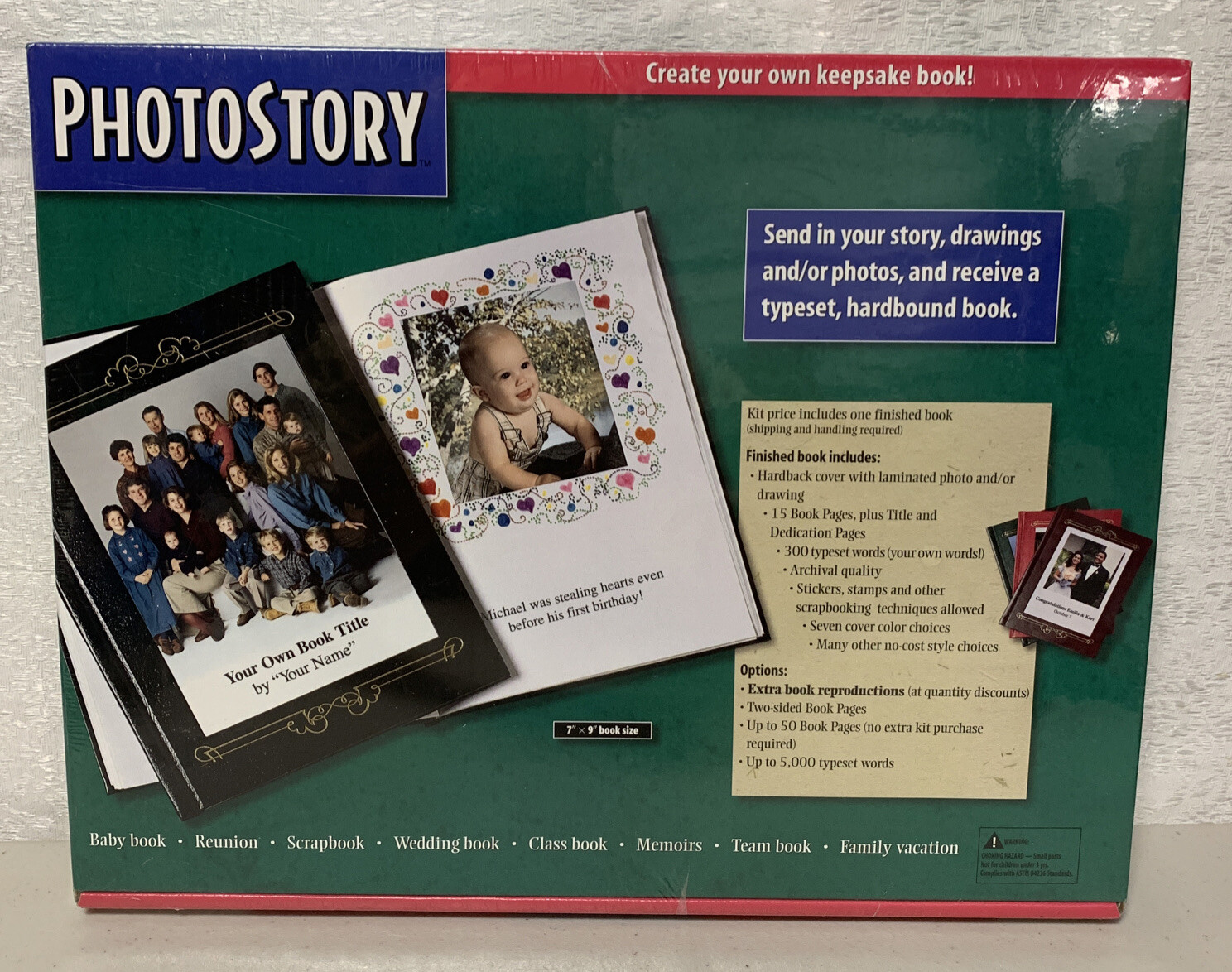 PhotoStory Kit - Publish Your Own Keepsake Photo Book by Chimeric NEW US2 PhotoStory Kit - Publish Your Own Keepsake Photo Book by Chimeric NEW US2