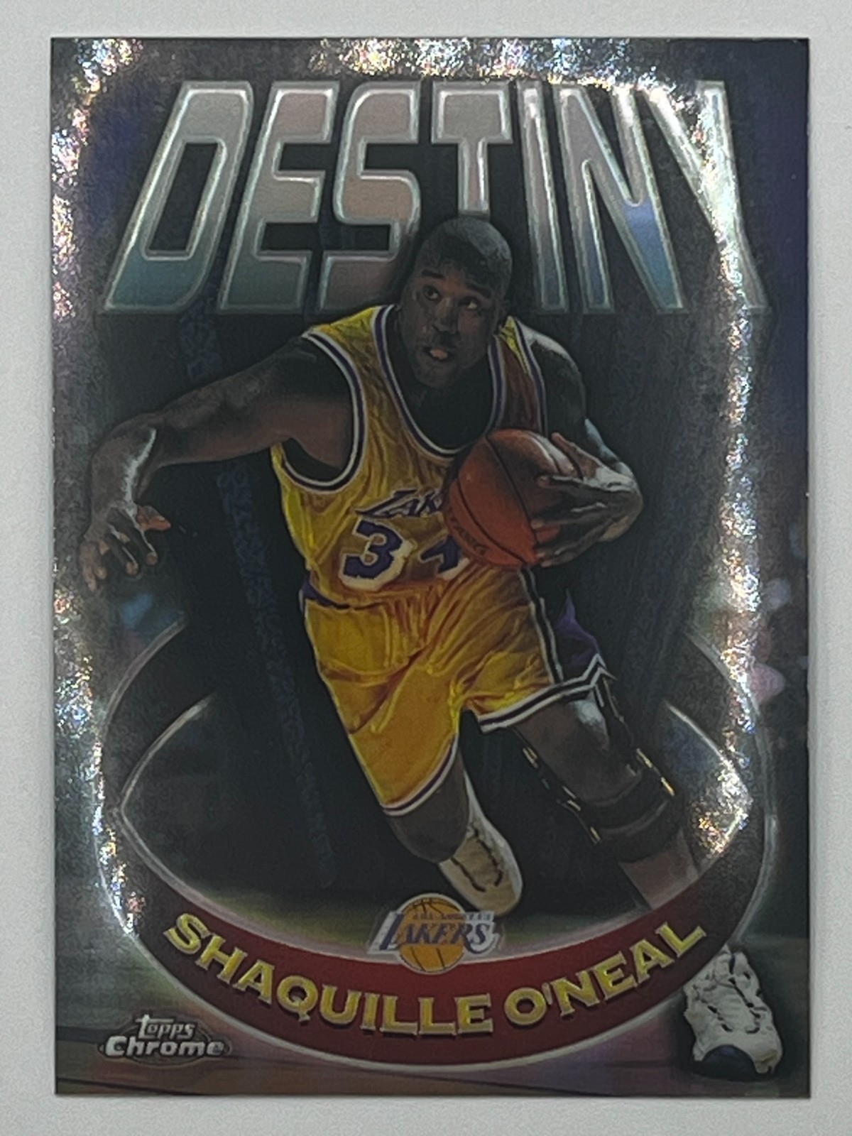 1997-98 Topps Chrome - Destiny Shaquille O\'Neal #D15 Refractor