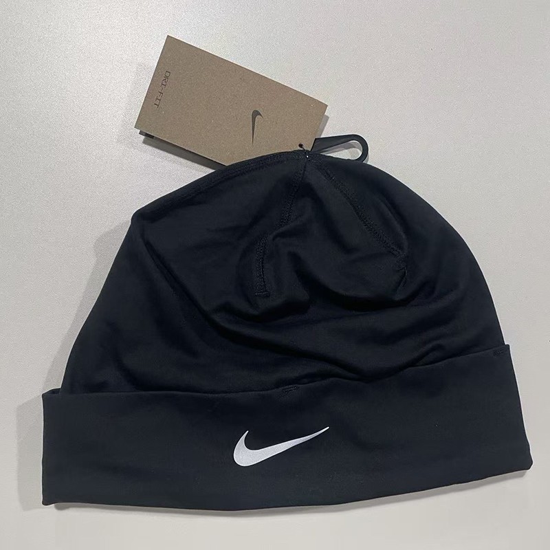 NIKE DRI-FIT Terra Beanie Black Running Cold Weather Nike Beanie NIKE DRI-FIT Terra Beanie Black Running Cold Weather Nike Beanie