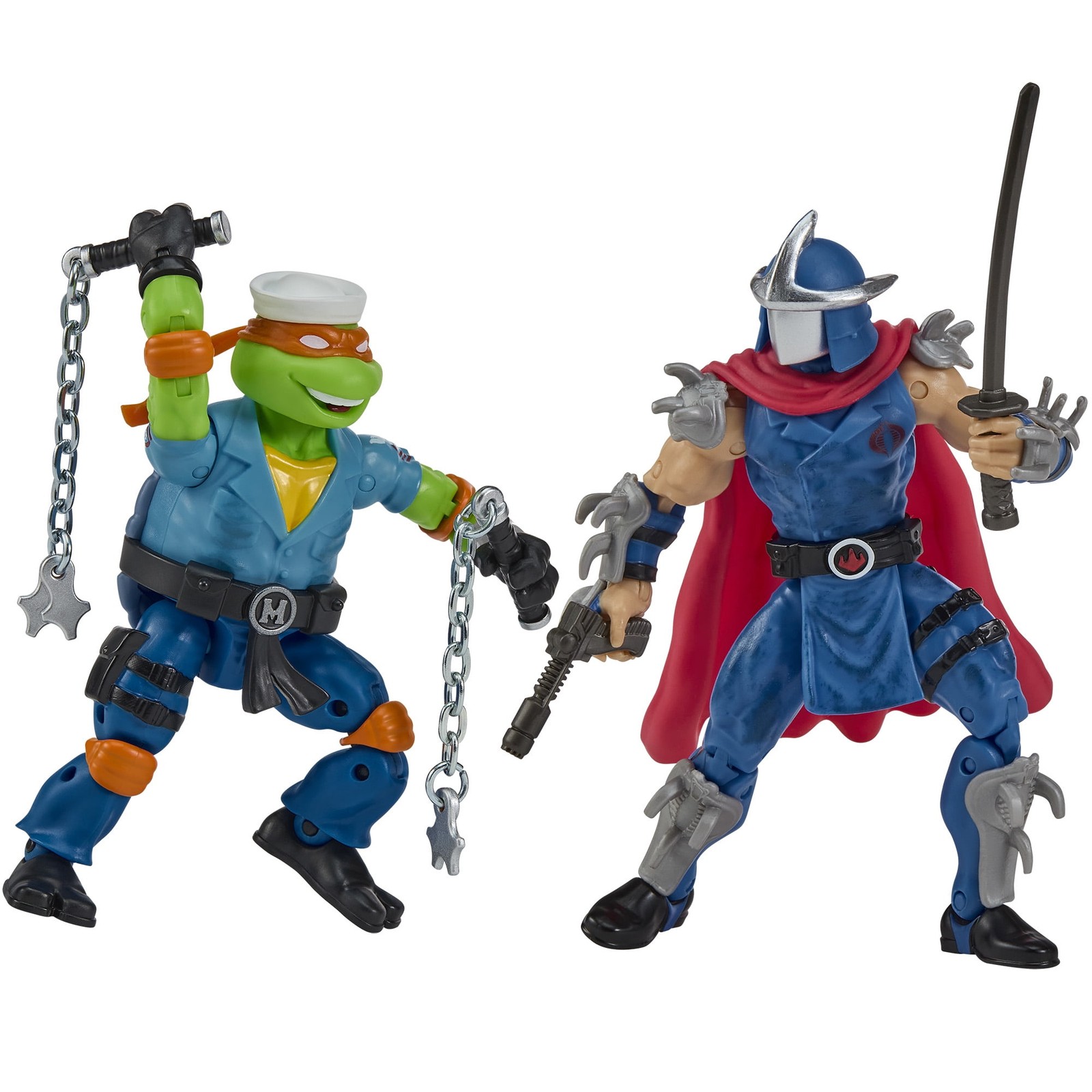 Teenage Ninja Turtles x G.I. JOE Shipwreck x Mikey, Cobra Commander x Shredder