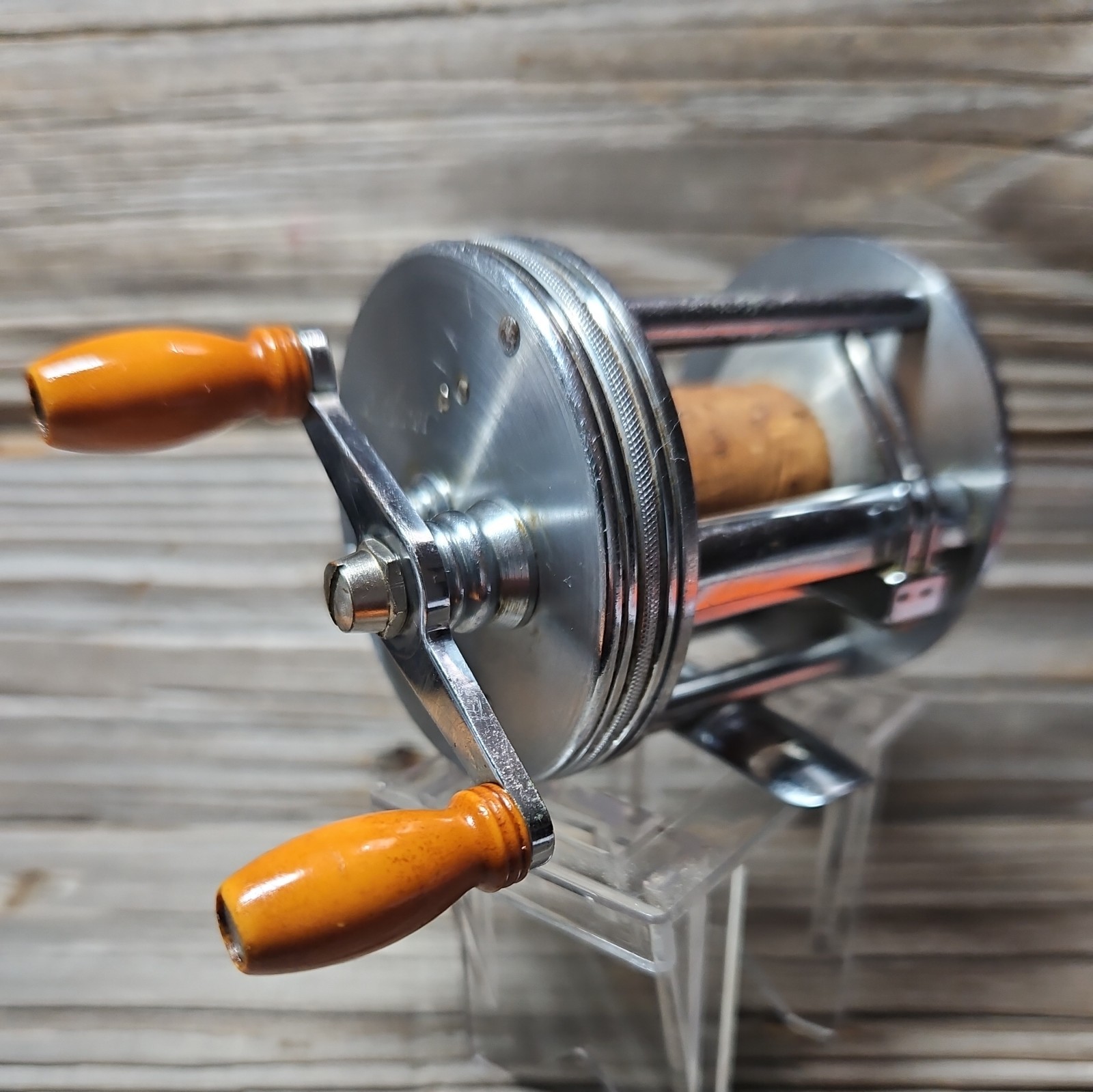 Vintage 1947-48 Bronson Reel Co. JA Coxe Model #60 Baitcasting Reel. 
