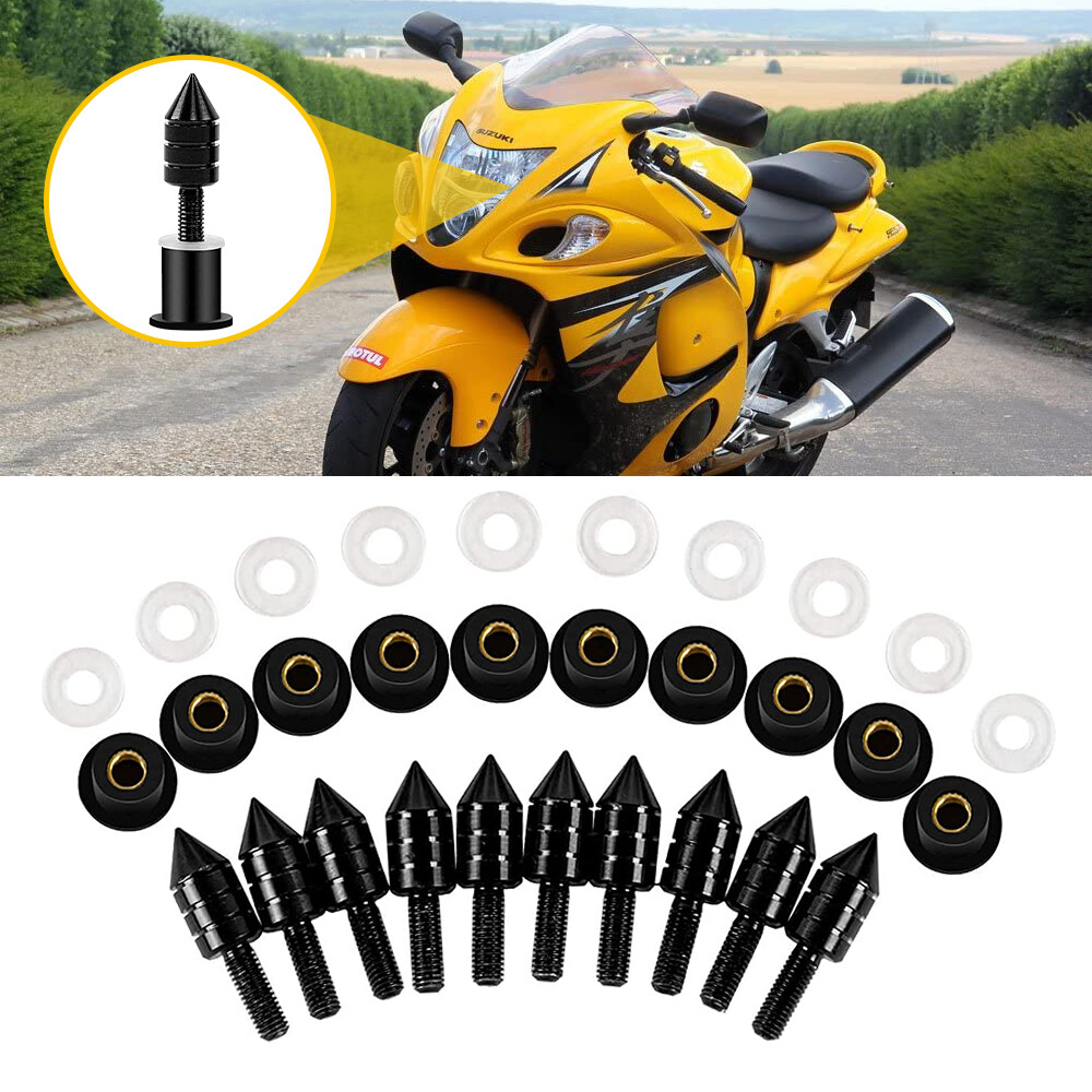 10Pcs Windscreen Windshield Motorcycle Spike Bolts 5MM Wind screen Bolt Screw