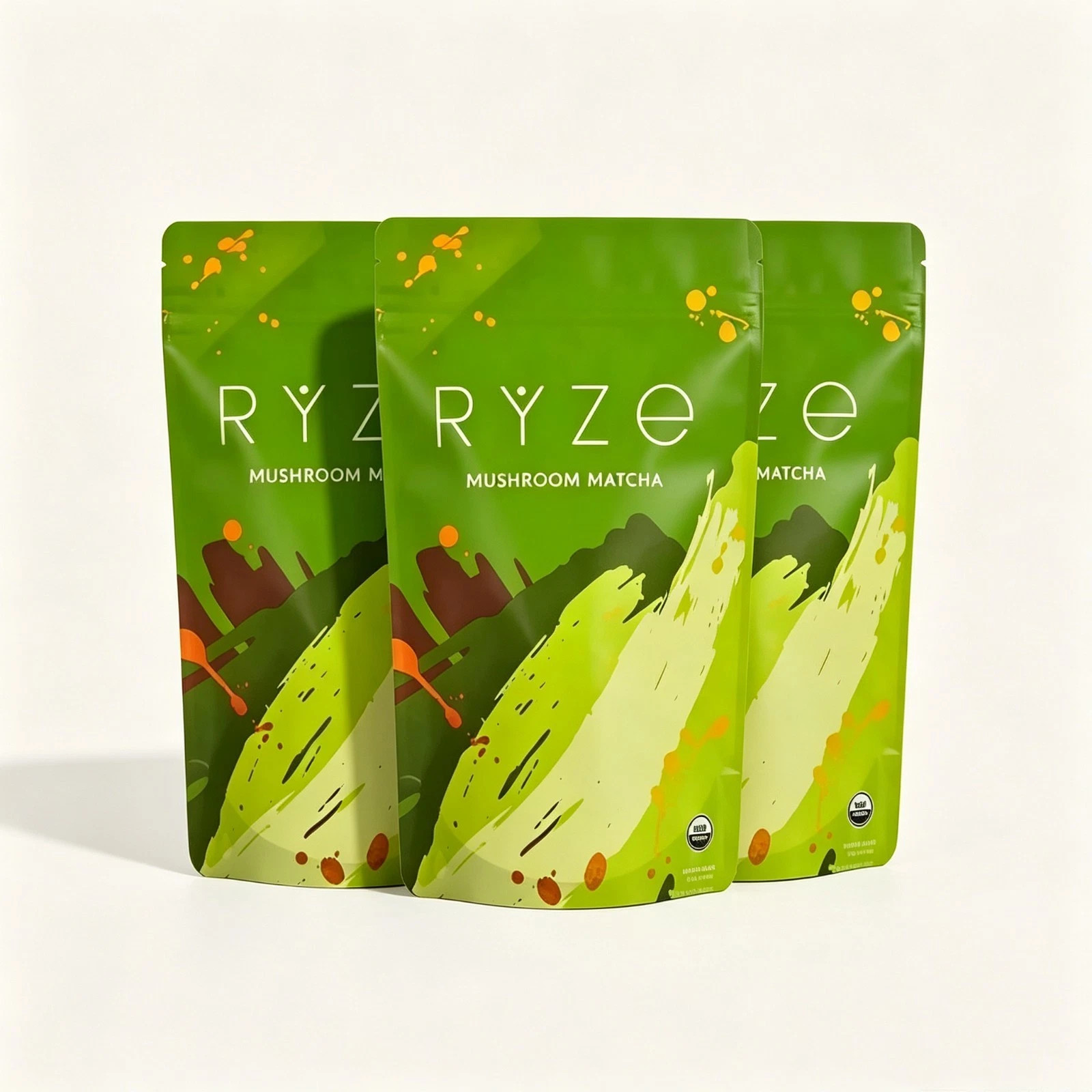 3 Pack Ryze Organic Mushroom Matcha - 30 Servings Sealed 