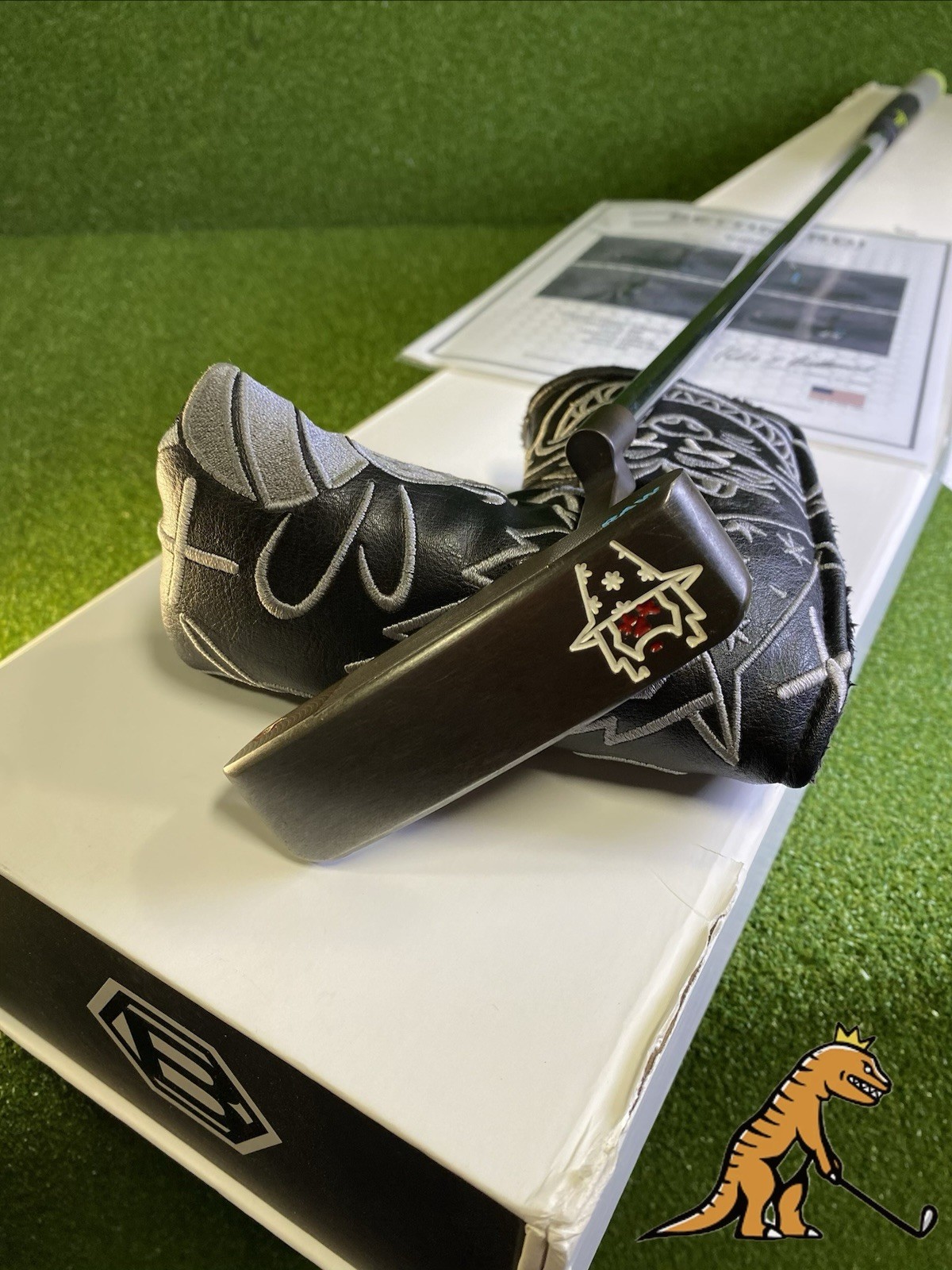 Bettinardi BB0 Raw Poison Wizard 34” Blade Putter + HC, COA, Box