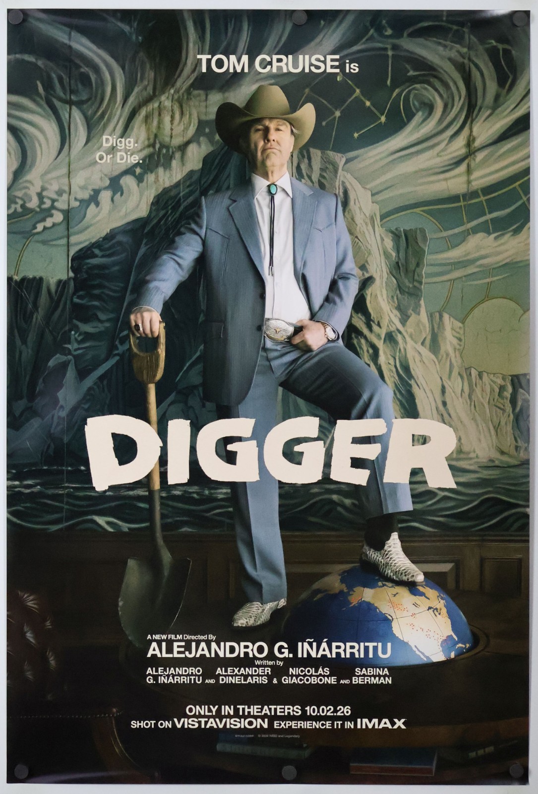 Digger - original DS movie poster 27x40 DS 2026 Tom Cruise Adv D
