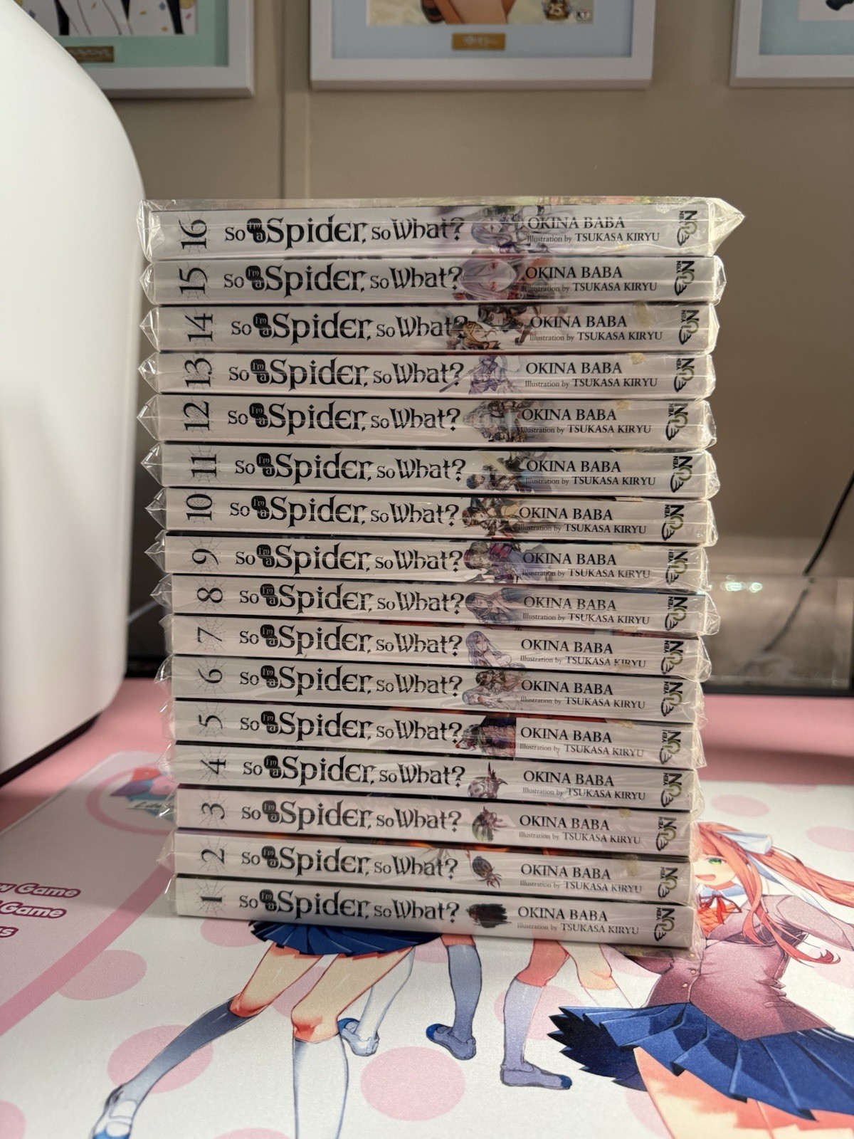 So I'm a Spider, So What? Vol. 1-16 Complete Series Light Novel by Okina Baba So I'm a Spider, So What? Vol. 1-16 Complete Series Light Novel by Okina Baba