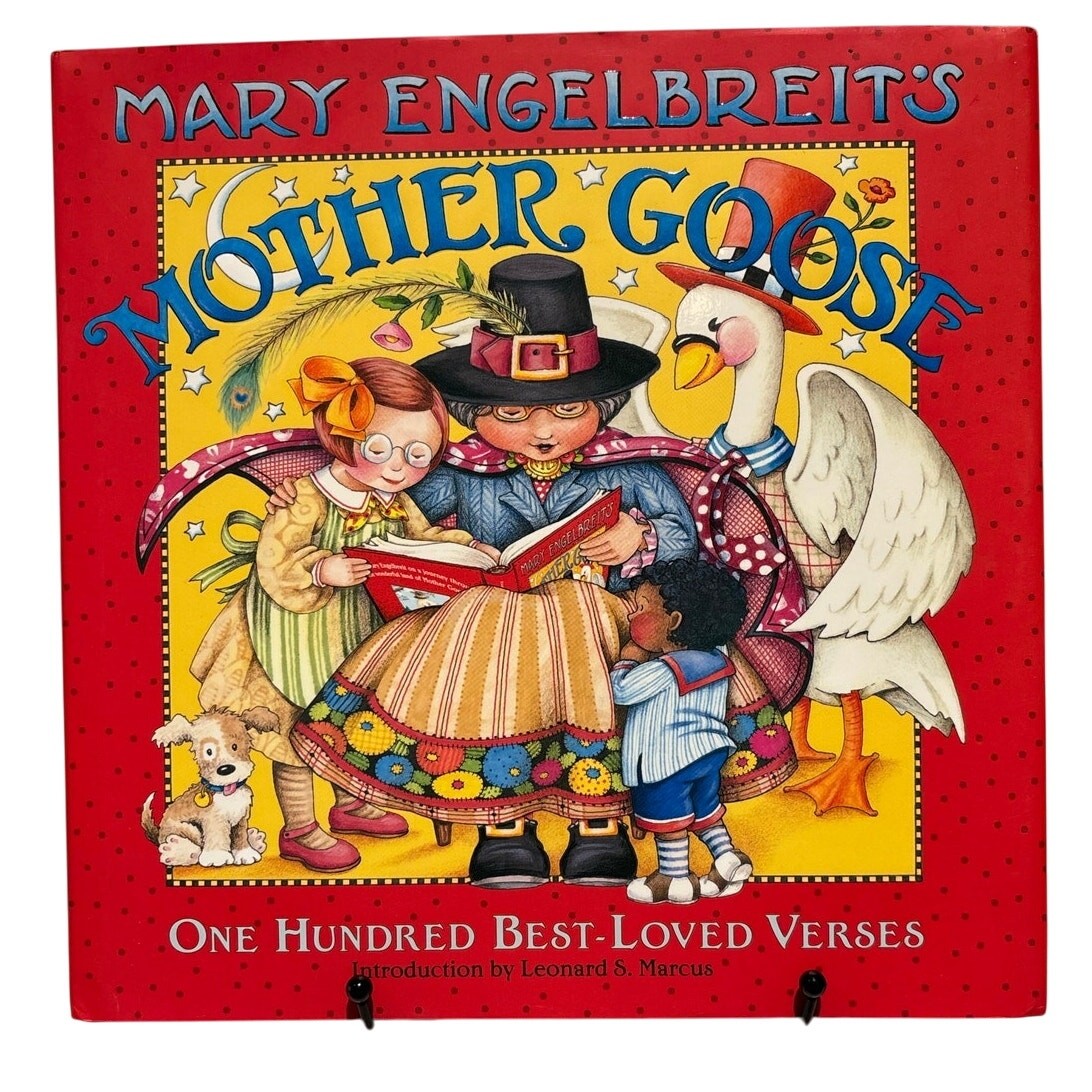 VTG 2005 First Ed Mary Engelbreit\'s Mother Goose 100 Best Loved Verses, HC, DJ