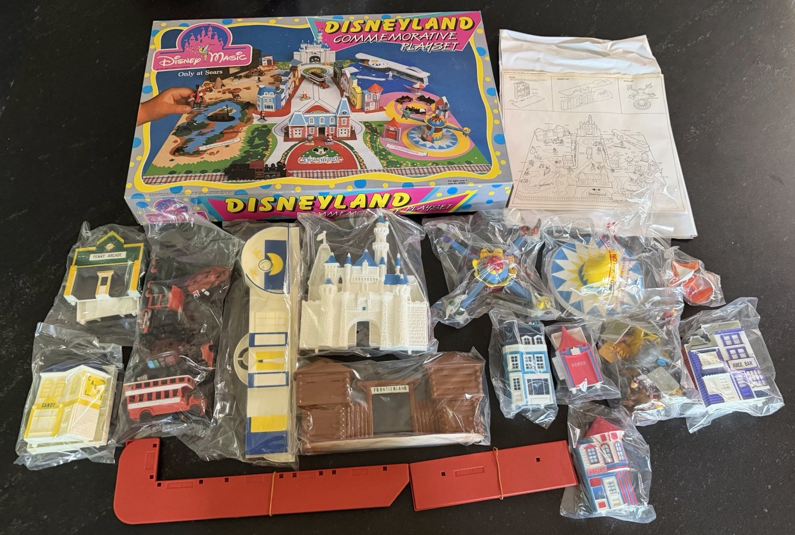 Vintage 1988 Disney Magic Disneyland Commemorative Playset Sears #60309 NEW