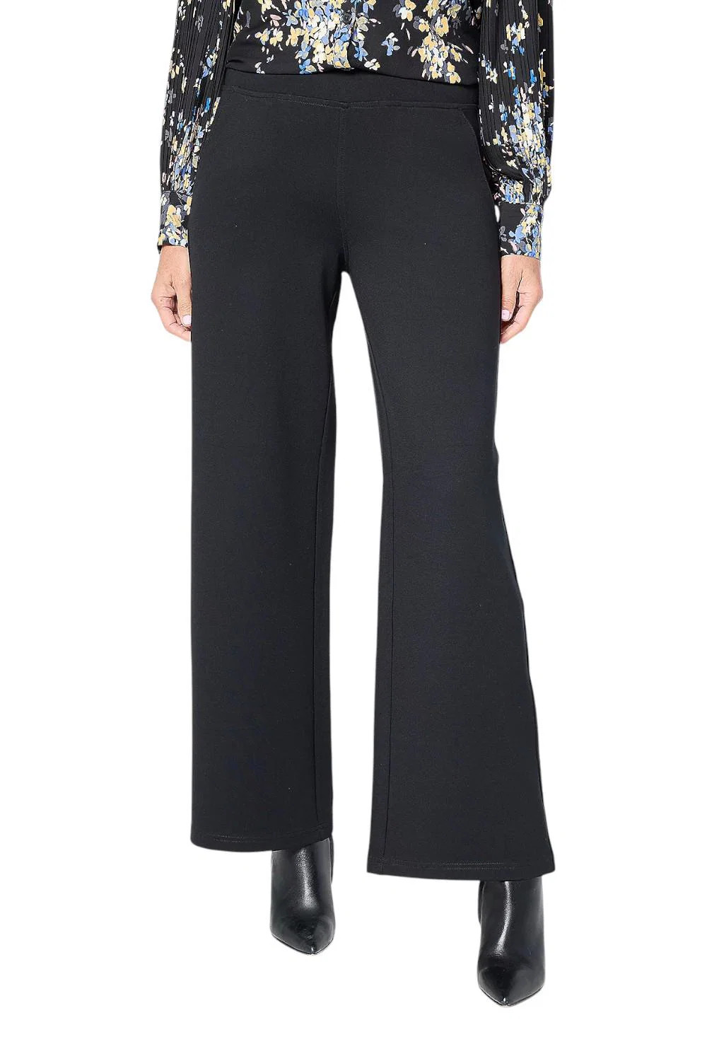 Belle by Kim Gravel Women\'s Perfect Ponte Pull-On Pant Black Belle by Kim Gravel Women\'s Perfect Ponte Pull-On Pant Black