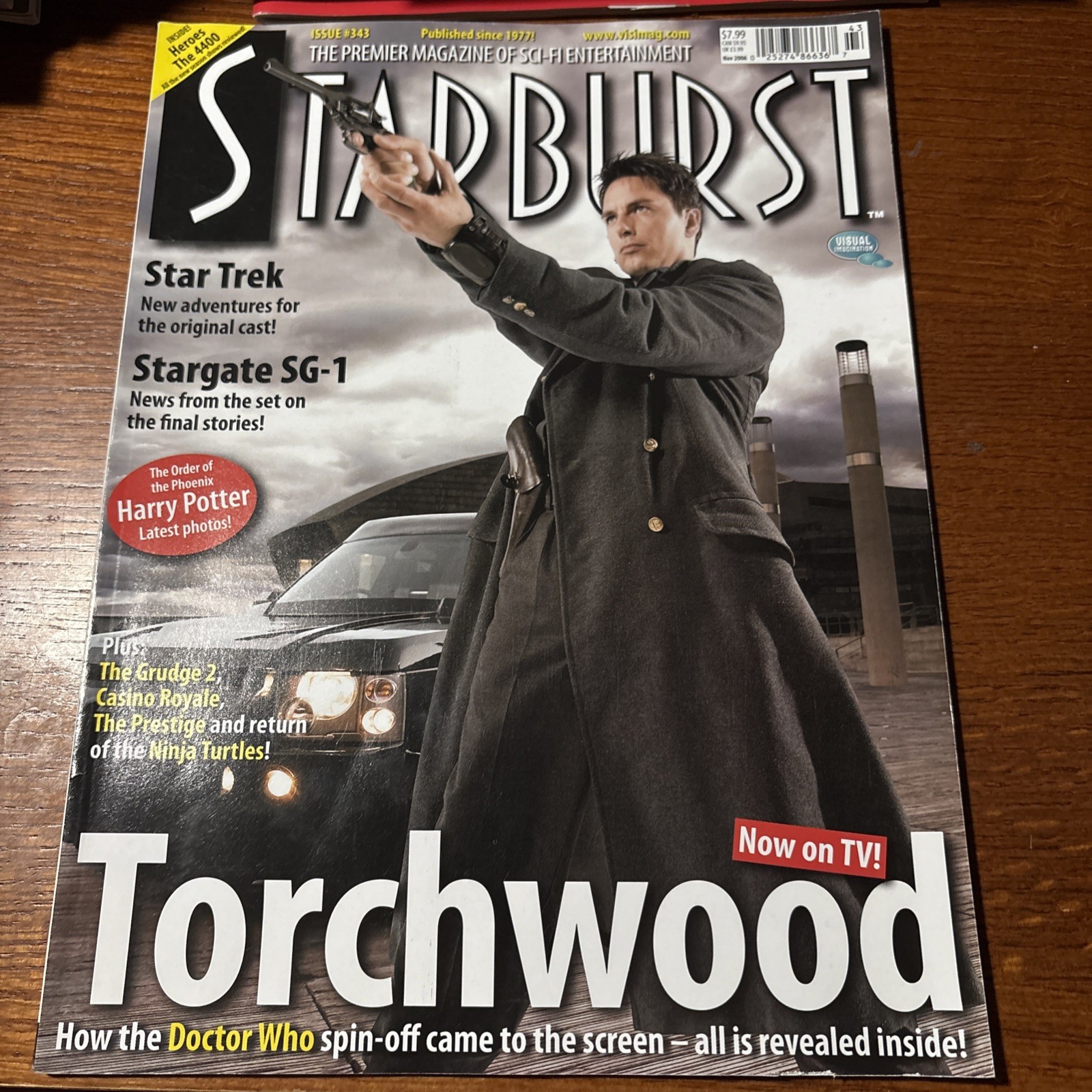 VTG 2006 Starburst Sci-Fi Magazine 343: Torchwood Doctor Who Spinoff Star Trek