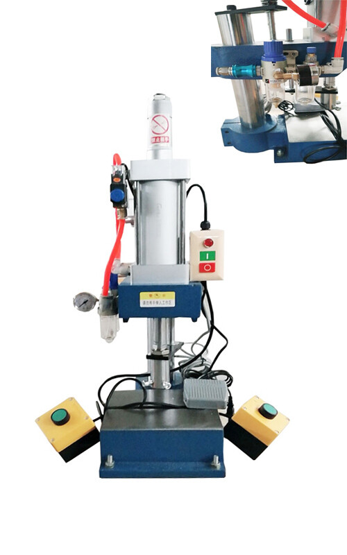TECHTONGDA Pneumatic Punch Press Machine 1100Lb/500kg No Display Controller 110V