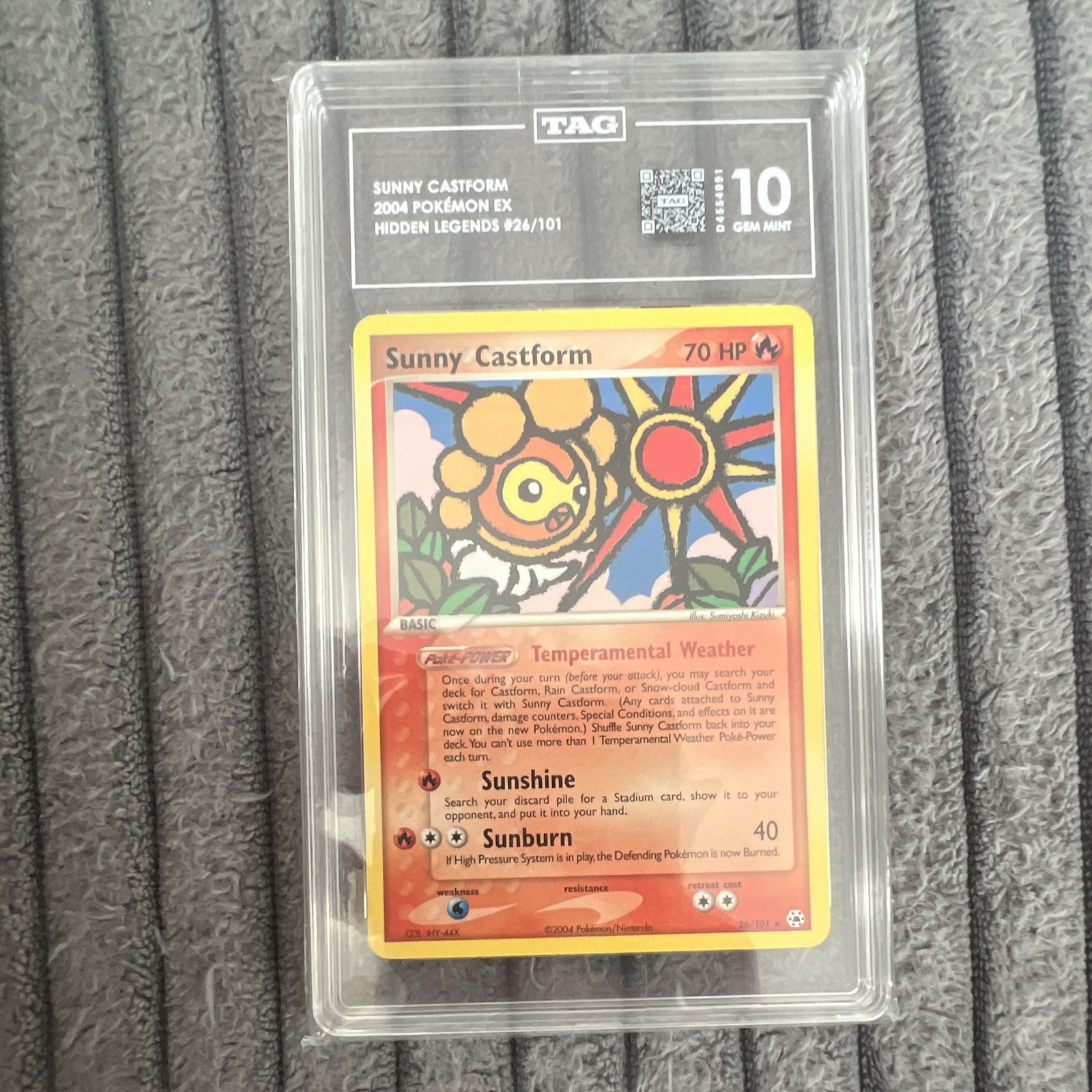 Sunny Castform 26/101 Hidden Legends 2004 Pokemon TCG Vintage English
