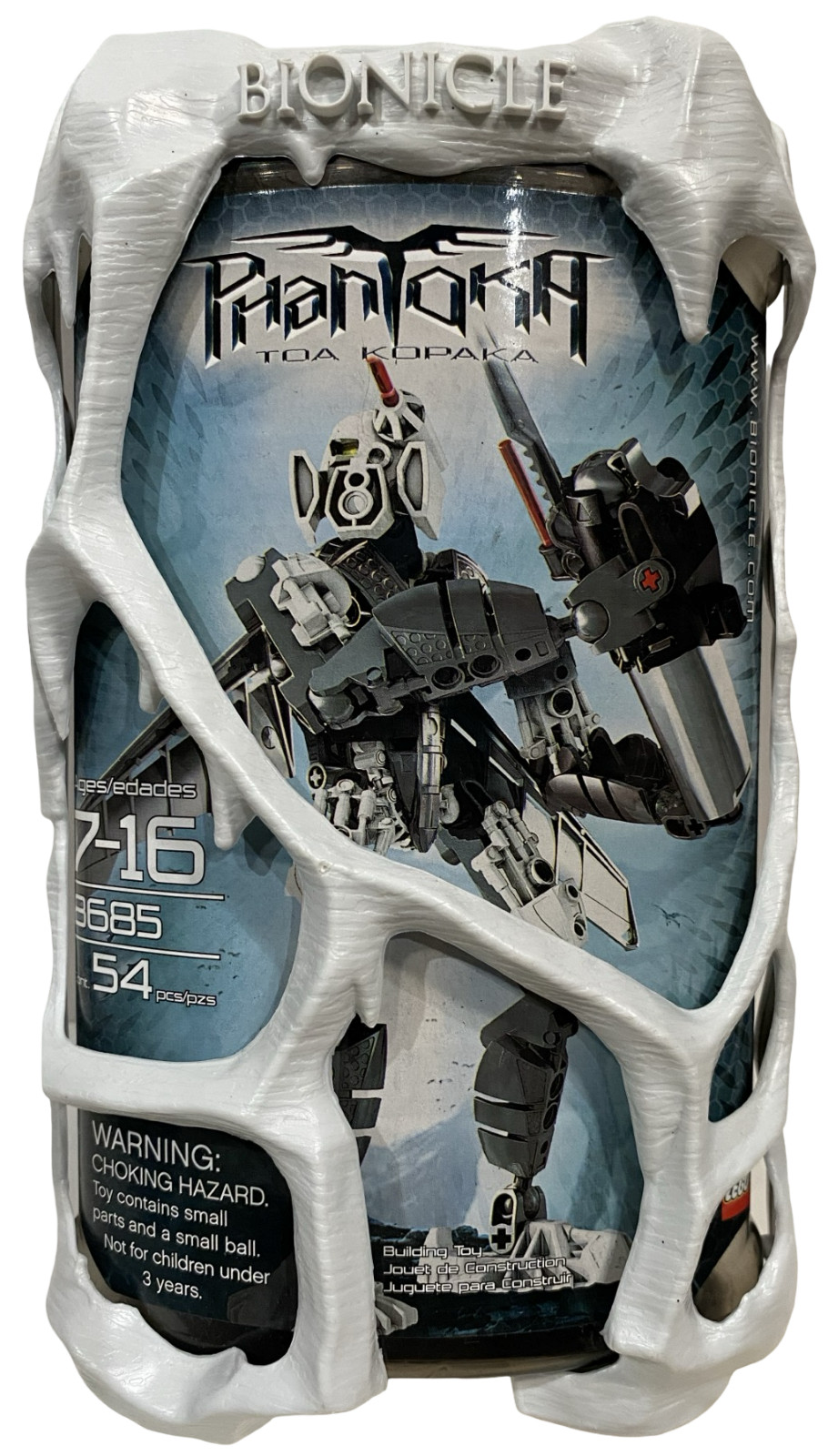 LEGO 8685 Bionicle Phantoka Toa Kopaka NEW SEALED White Nuva Ice Snow 2008
