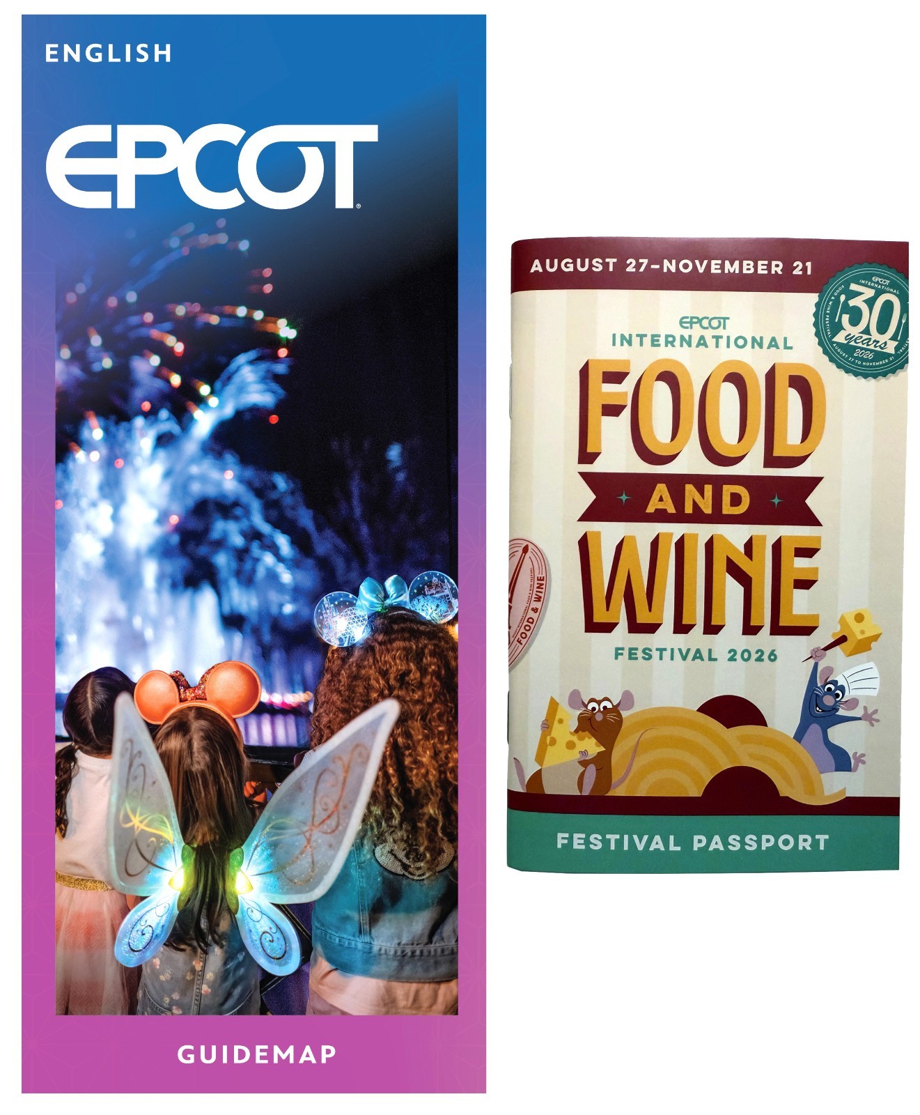 EPCOT Food And Wine Festival Passport 2026 Park Map Guidemap Bundle Disney World