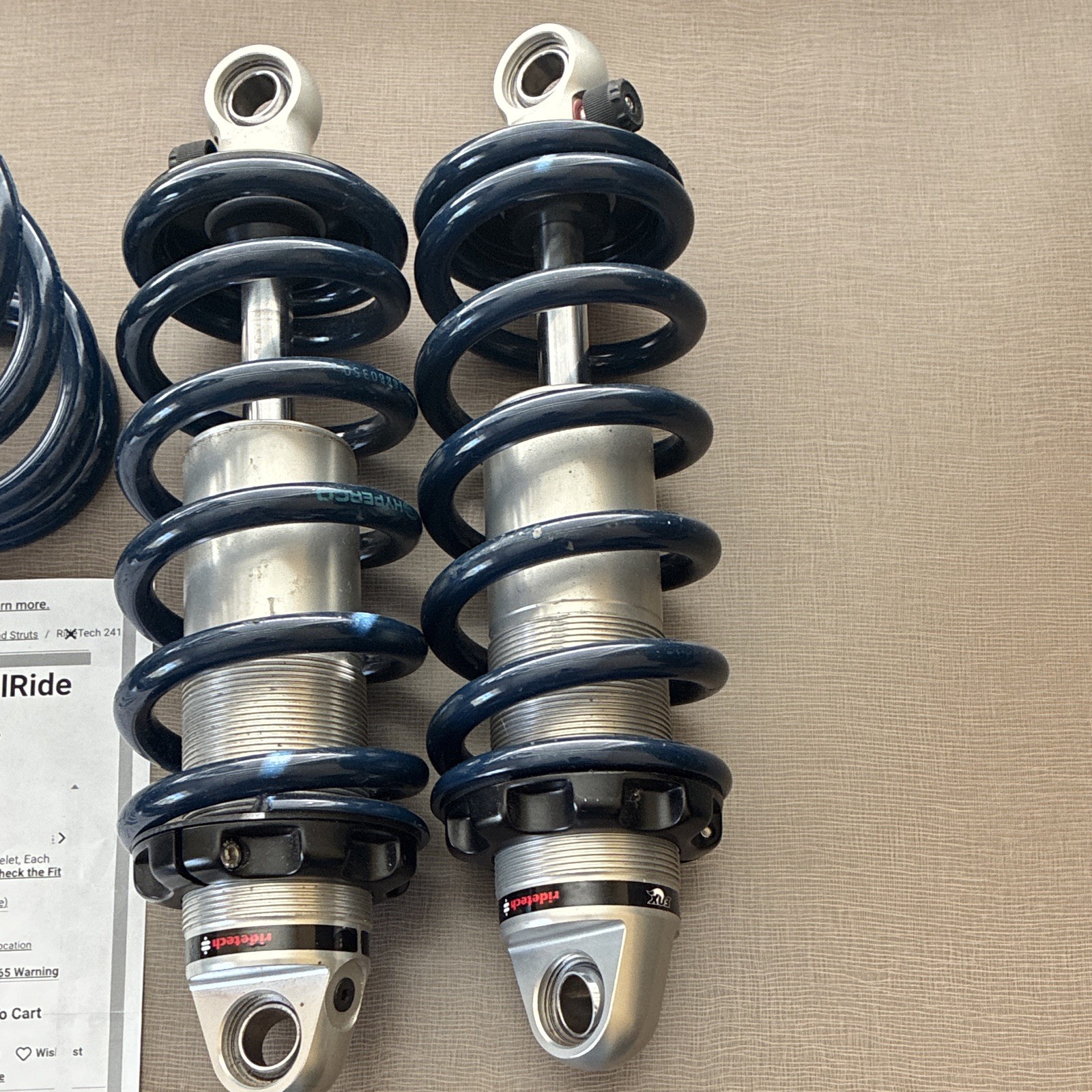 Ridetech Coil Overs